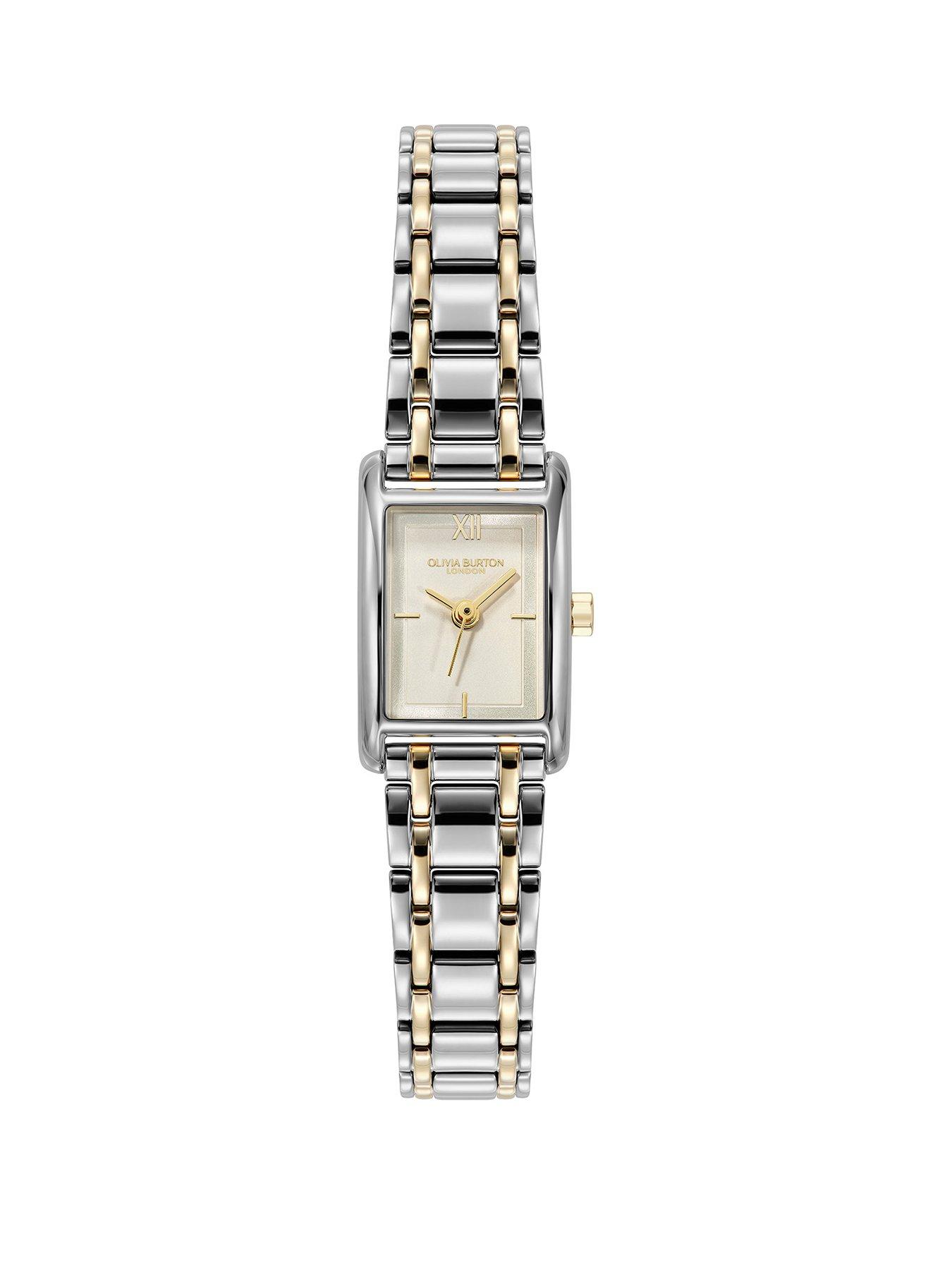 Olivia Burton Olivia Burton 16mm Mini Grove Ivory Dial Two Tone Watch