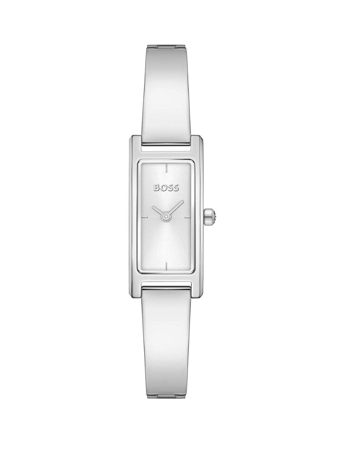BOSS Ladies BOSS Lucy Allure Stainless Steel Bangle Watch