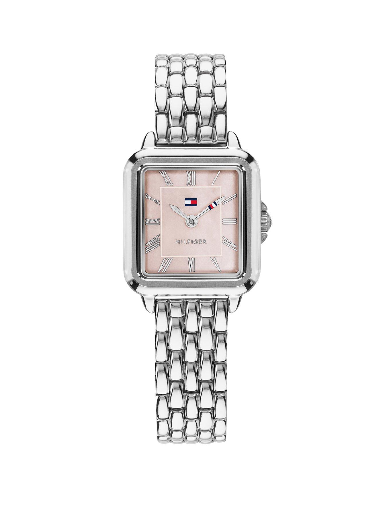 Tommy Hilfiger Women's Stainless Steel/Silver 30M Pink Dial Bracelet Watch - W95491 1782914 - Image 3