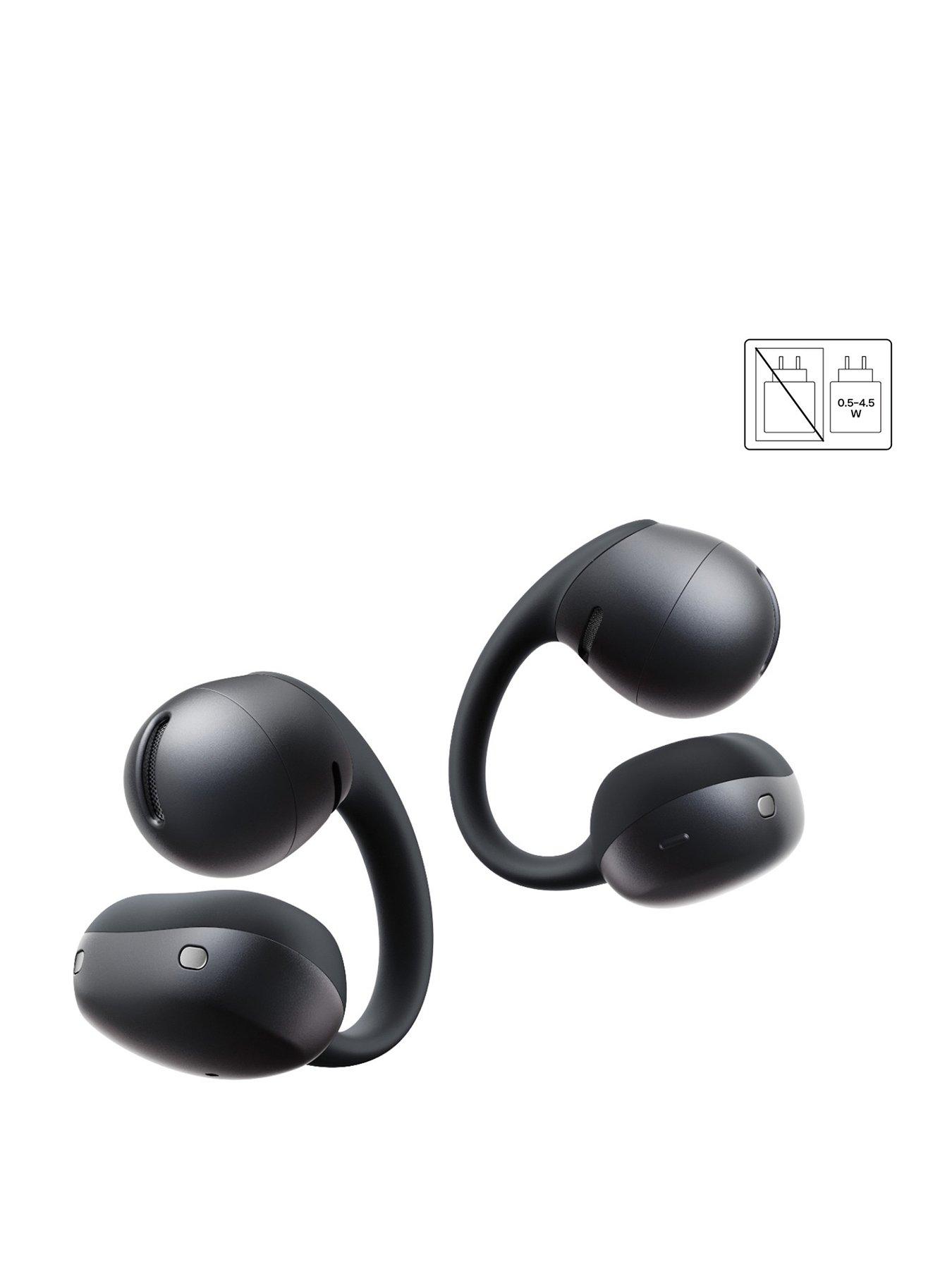 Shokz - OpenDots Air - Wireless Open-Ear Earbuds - Black - Image 4