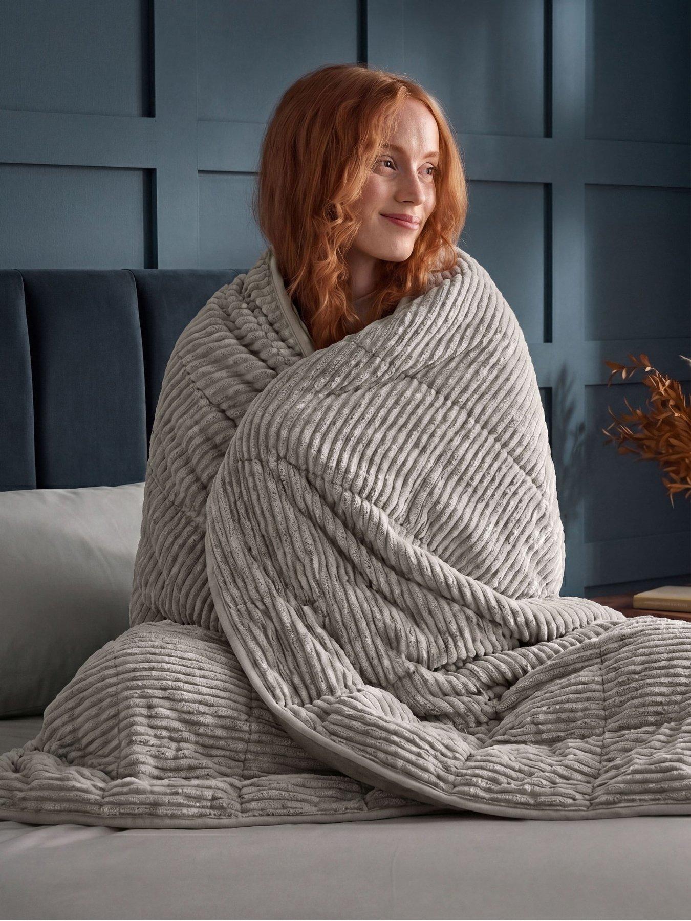 Image 1 of 7 of Silentnight Wellbeing Collection Weighted Blanket Adults 6.8 KG Faux Fur - 150x200cm