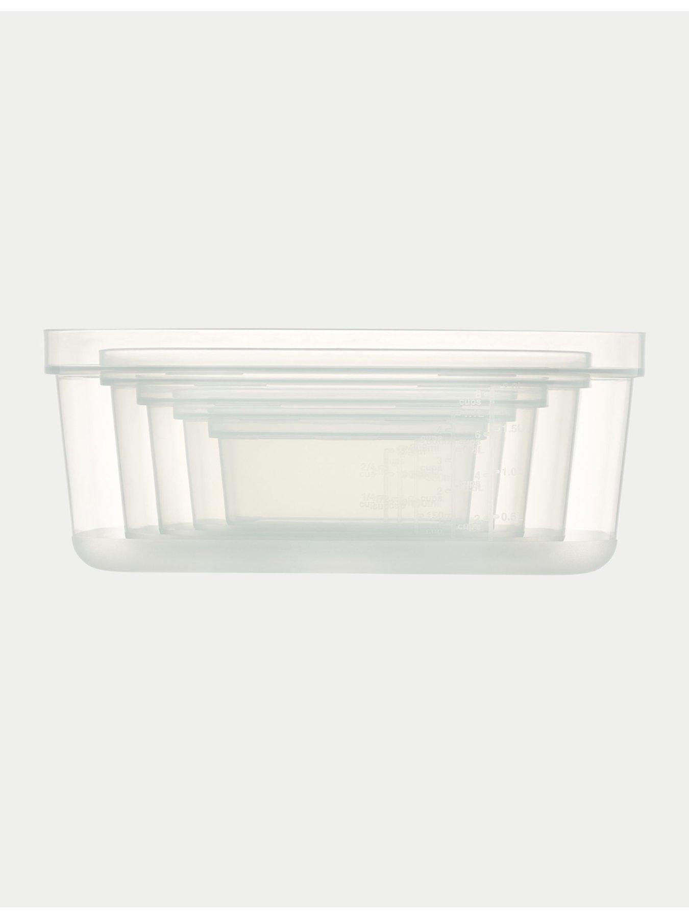 Image 3 of 7 of Lock and Lock NestnLock 10 Piece Container Set Sage Lids