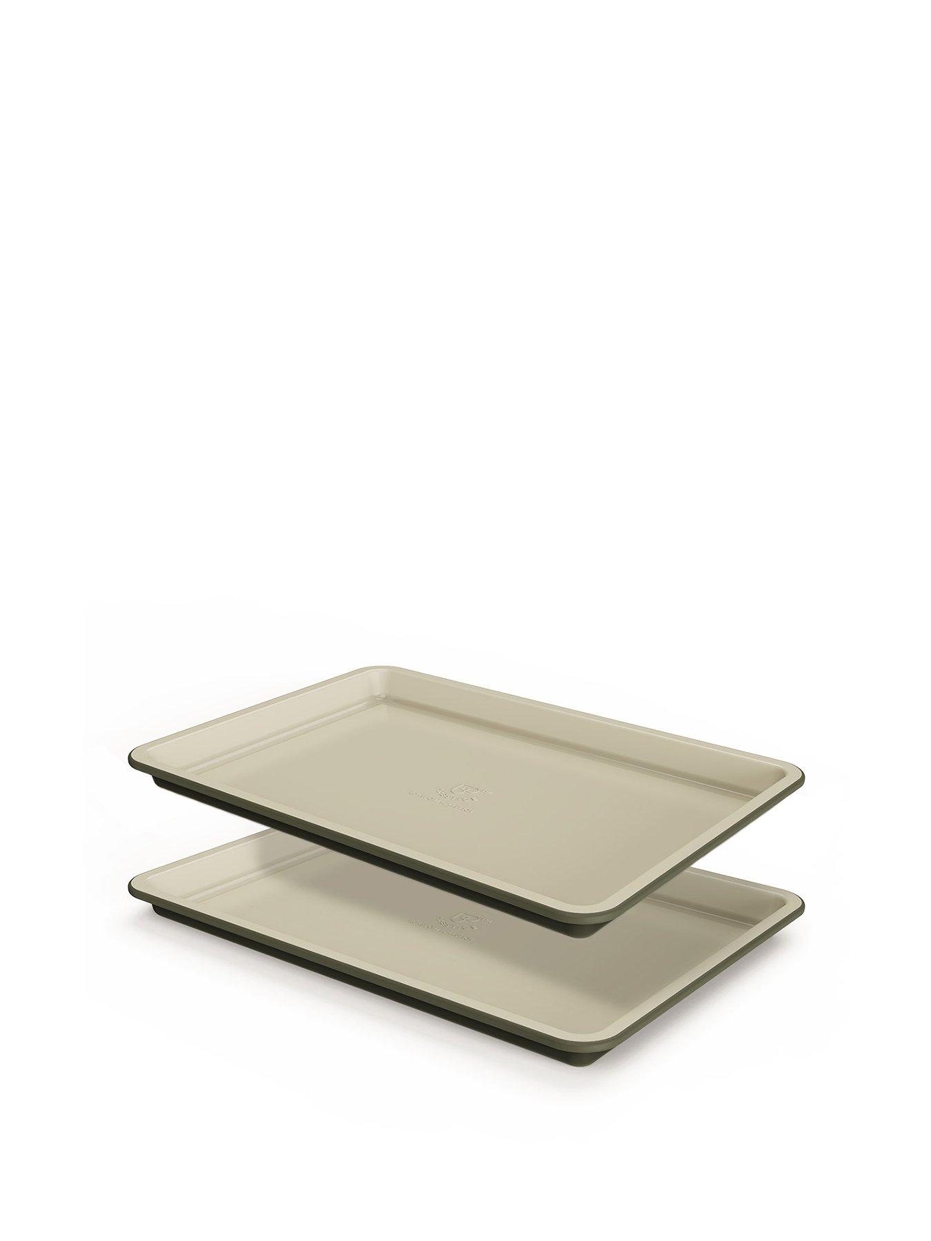 Image 1 of 5 of Prestige Ceramic Edition - 2 Piece Oven Tray Set: Large Oven Tray X 2: Urban Olive