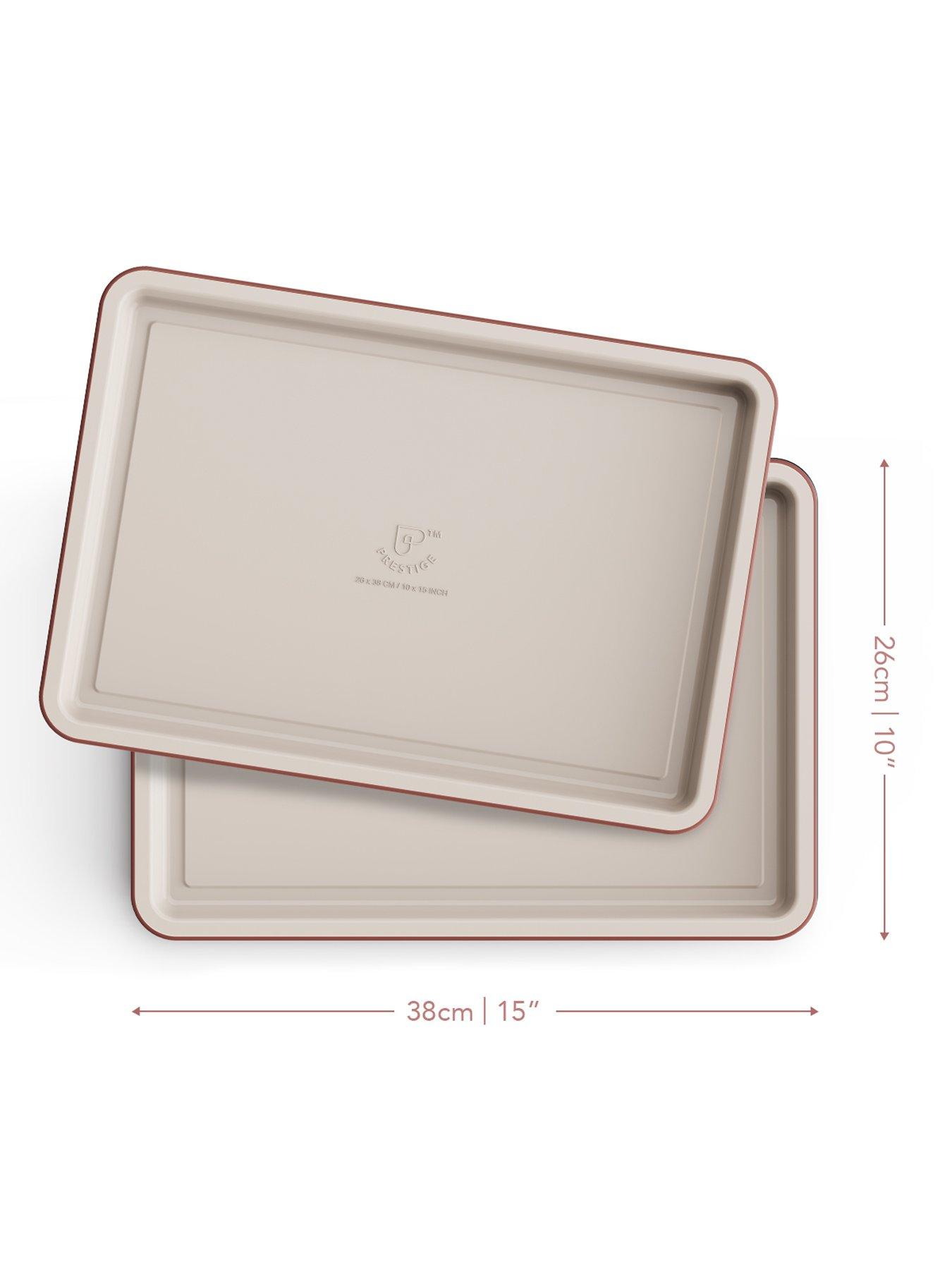 Image 2 of 5 of Prestige Ceramic Edition - 2 Piece Oven Tray Set: Large Oven Tray X 2: Earth Rose