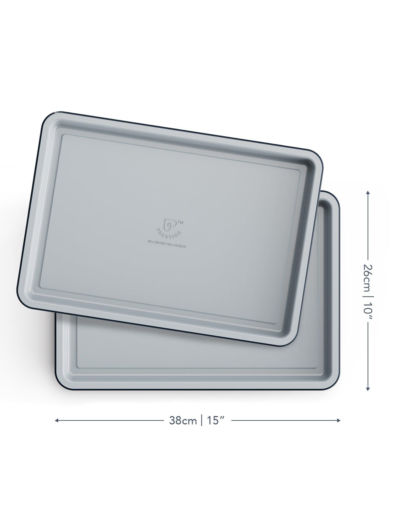 Image 2 of 5 of Prestige Ceramic Edition - 2 Piece Oven Tray Set: Large Oven Tray X 2: French Navy