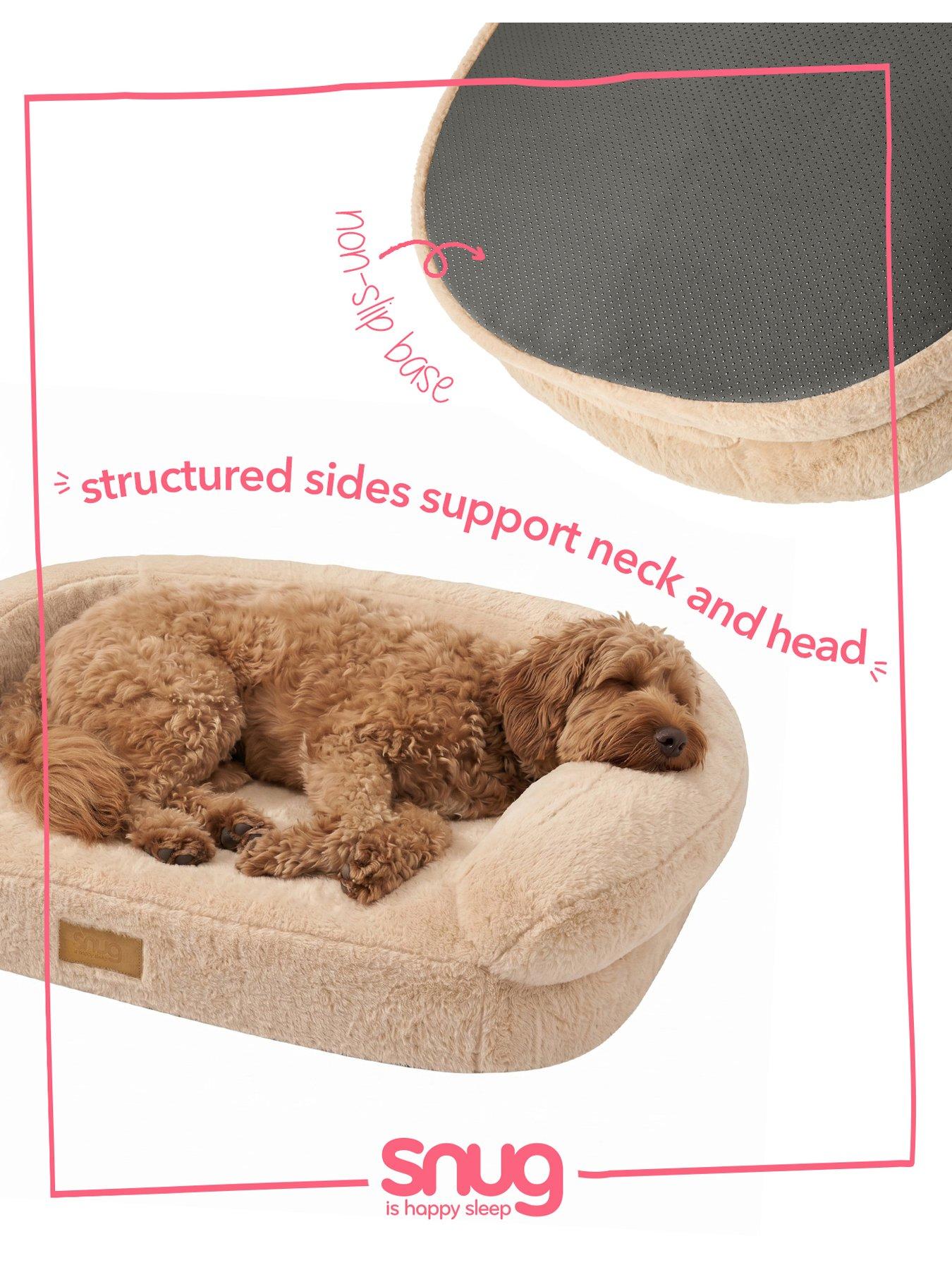 Image 4 of 7 of Snug Comfy Orthopaedic Pet Bed Natural -  Extra Large