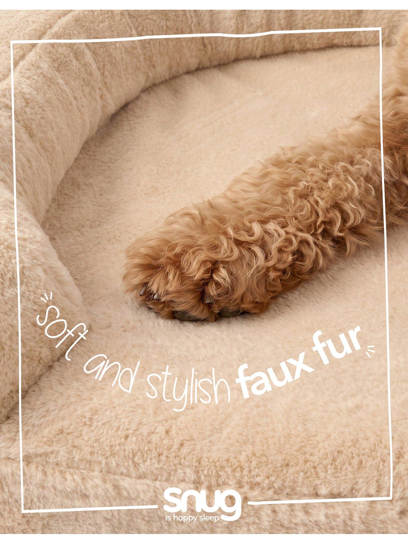 Image 5 of 7 of Snug Comfy Orthopaedic Pet Bed Natural -  Extra Large