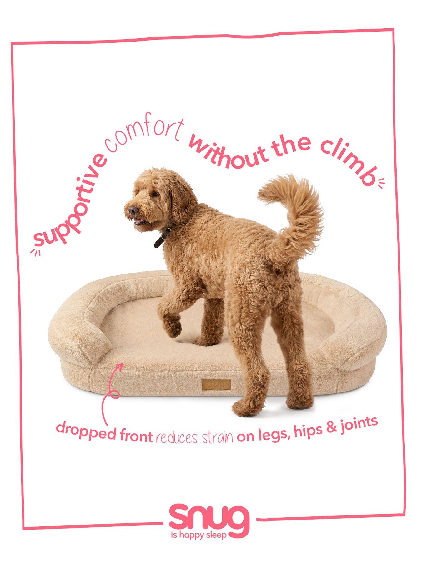 Image 6 of 7 of Snug Comfy Orthopaedic Pet Bed Natural -  Extra Large