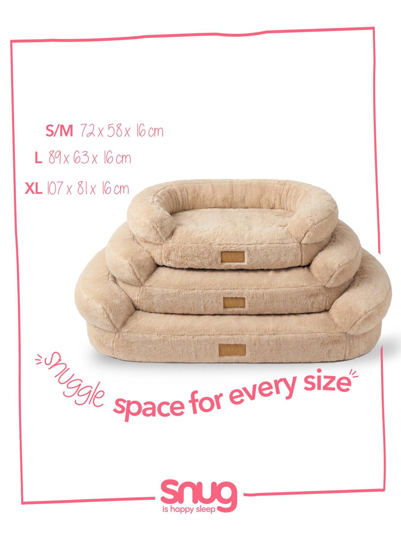 Image 7 of 7 of Snug Comfy Orthopaedic Pet Bed Natural -  Extra Large