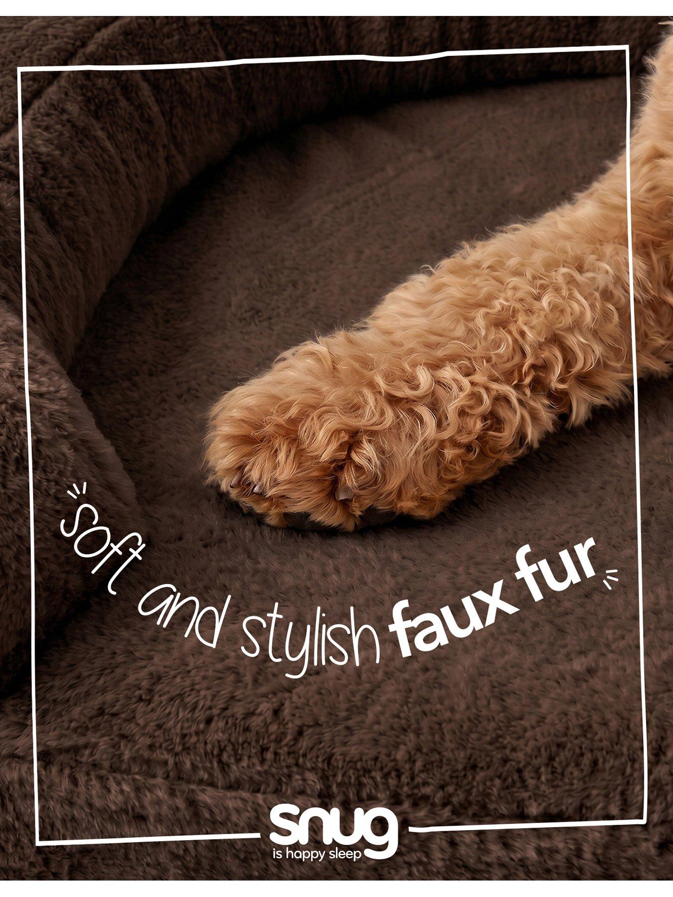 Image 5 of 7 of Snug Comfy Orthopaedic Pet Bed Brown -  Large