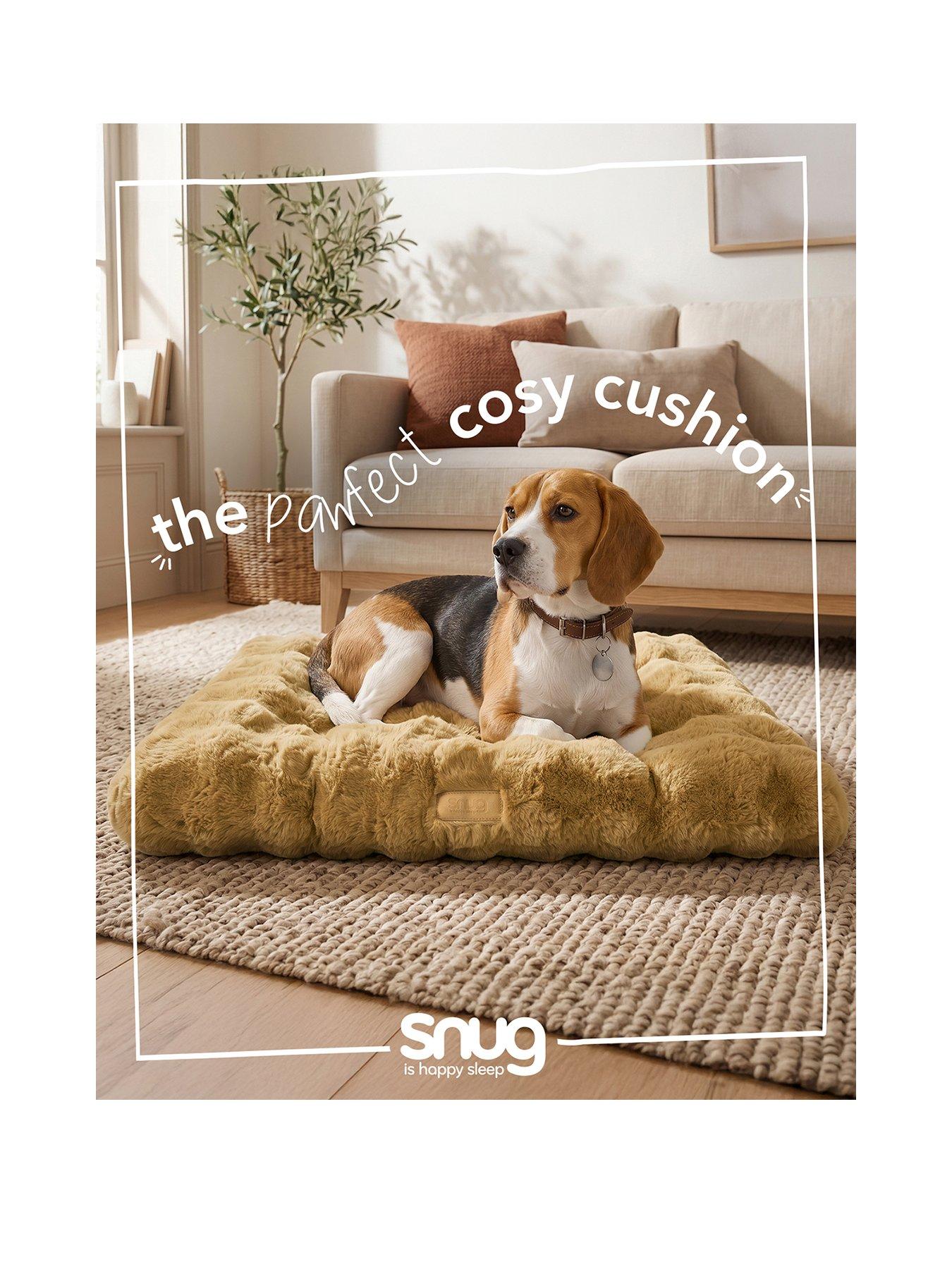 Image 2 of 7 of Snug Super Snuggly Pet Bed Natural -  Small/Medium