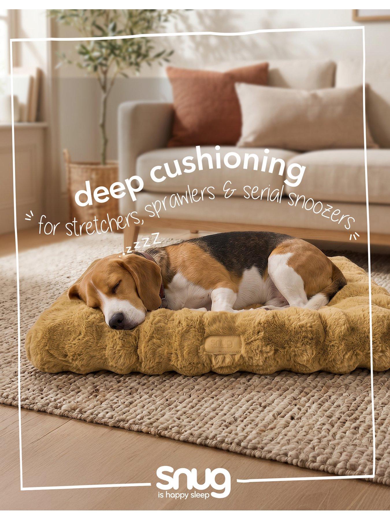 Image 4 of 7 of Snug Super Snuggly Pet Bed Natural -  Small/Medium