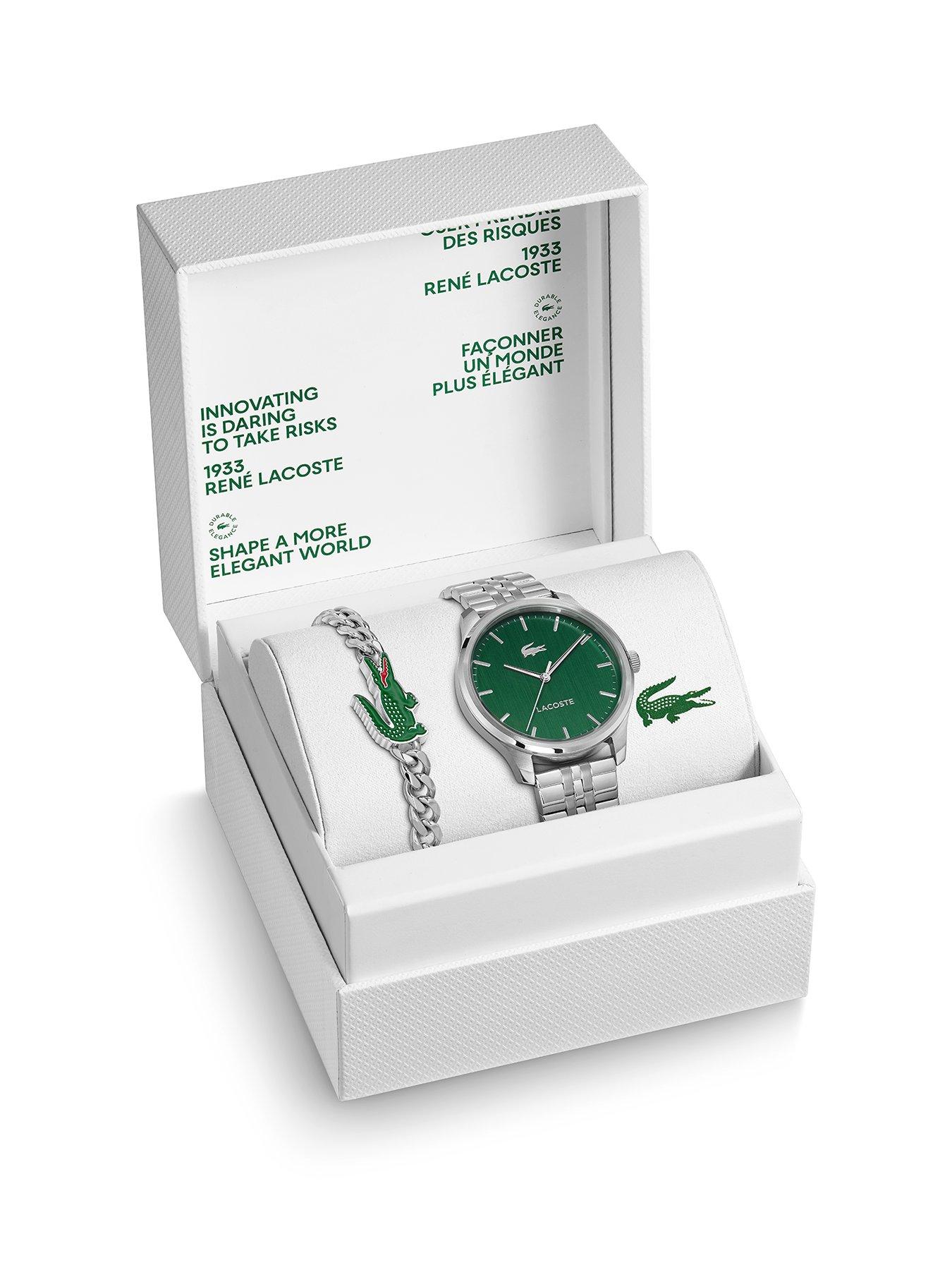Image 1 of 2 of Lacoste Stainless Steel Lisbon Watch and Arthor Bracelet Giftset