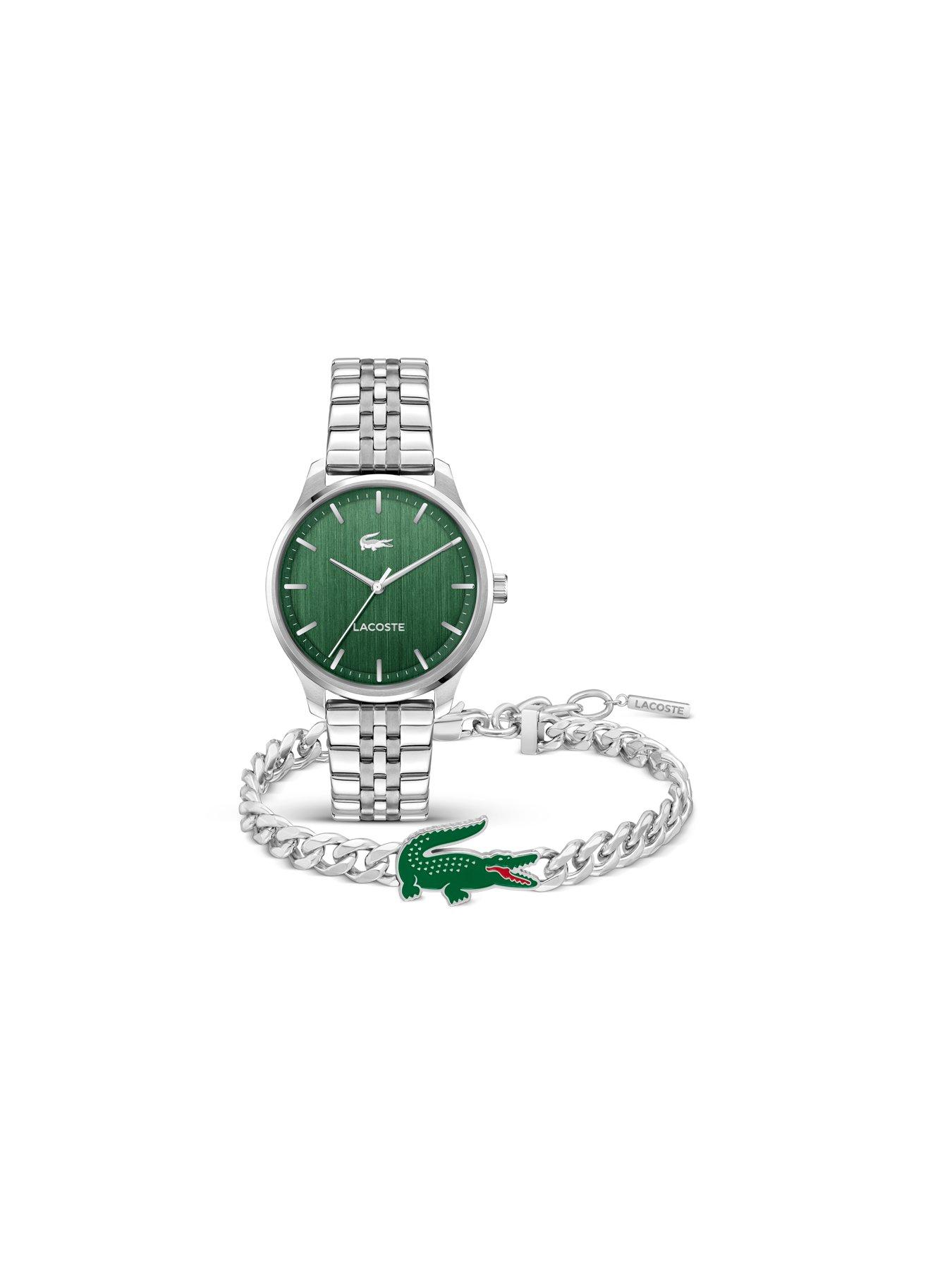 Image 2 of 2 of Lacoste Stainless Steel Lisbon Watch and Arthor Bracelet Giftset
