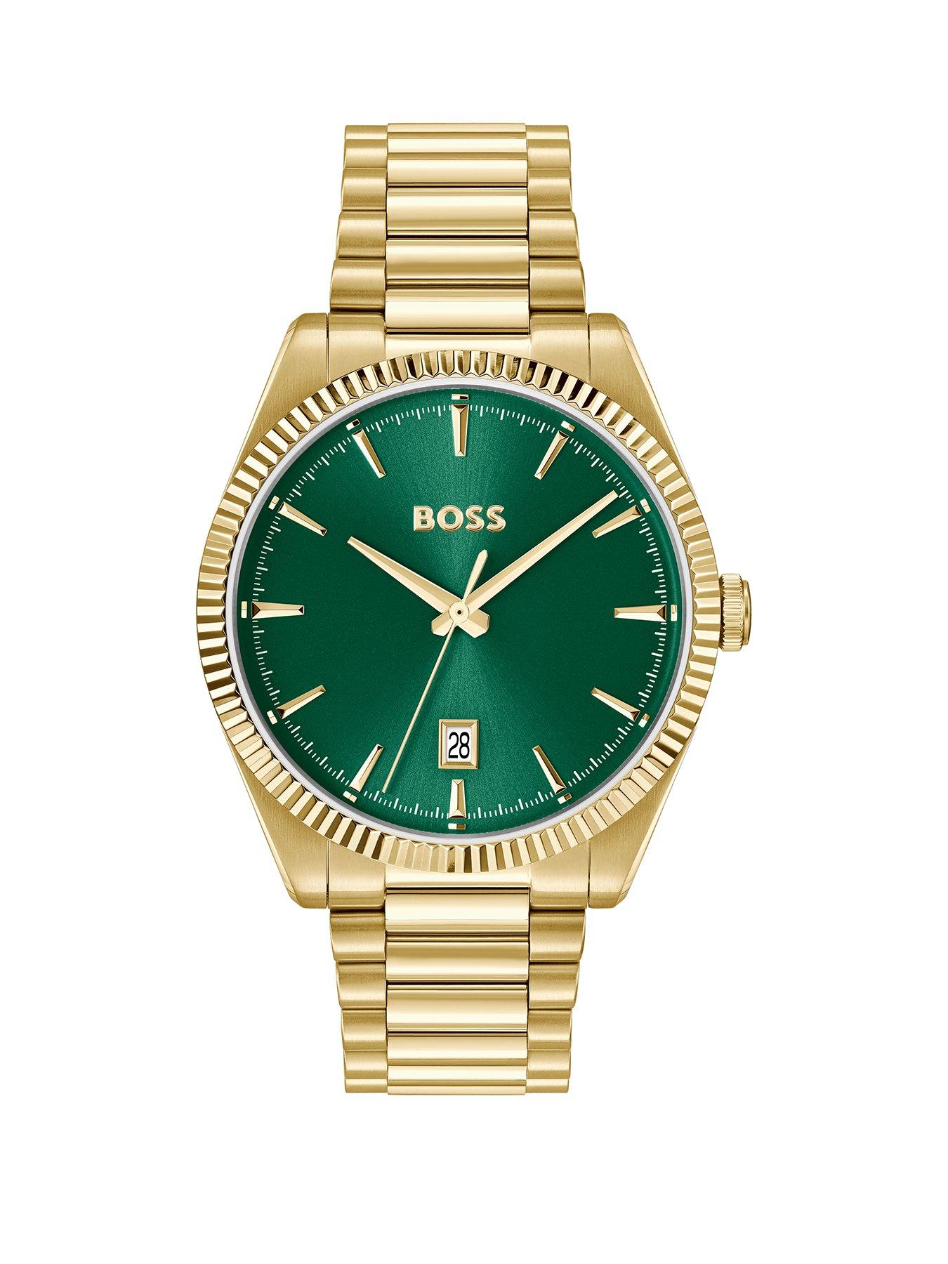 BOSS Gents BOSS Cheswick Gold IP Watch, Gold, Men