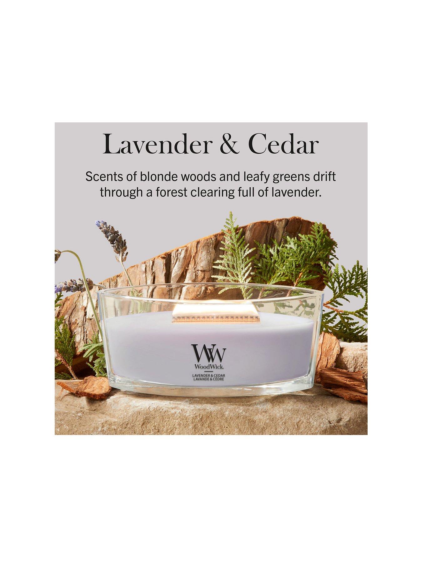 Image 2 of 8 of Yankee Candle Woodwick Ellipse Jar -  Lavendar And Cedar