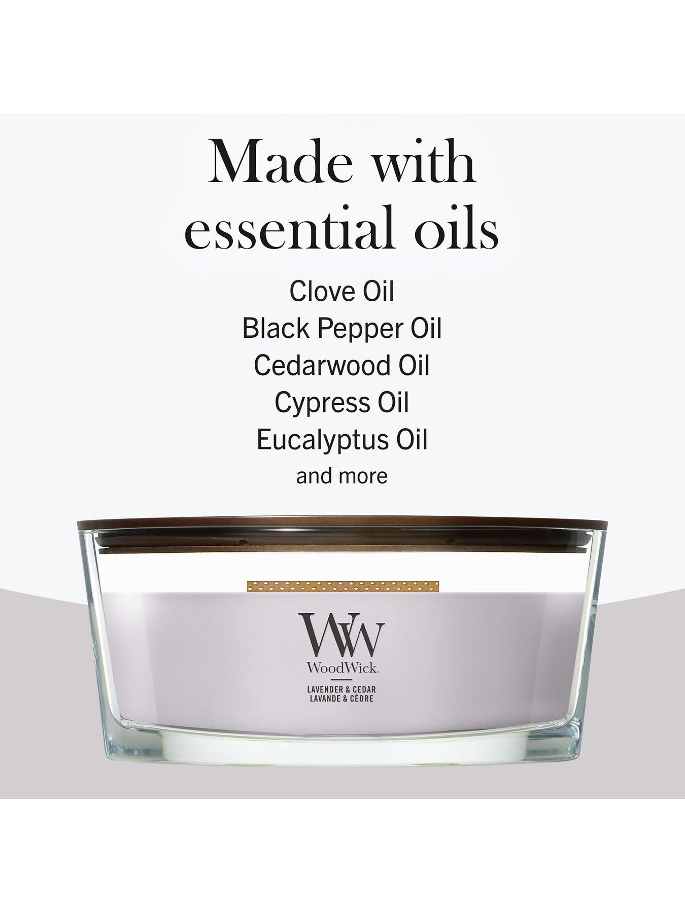 Image 6 of 8 of Yankee Candle Woodwick Ellipse Jar -  Lavendar And Cedar