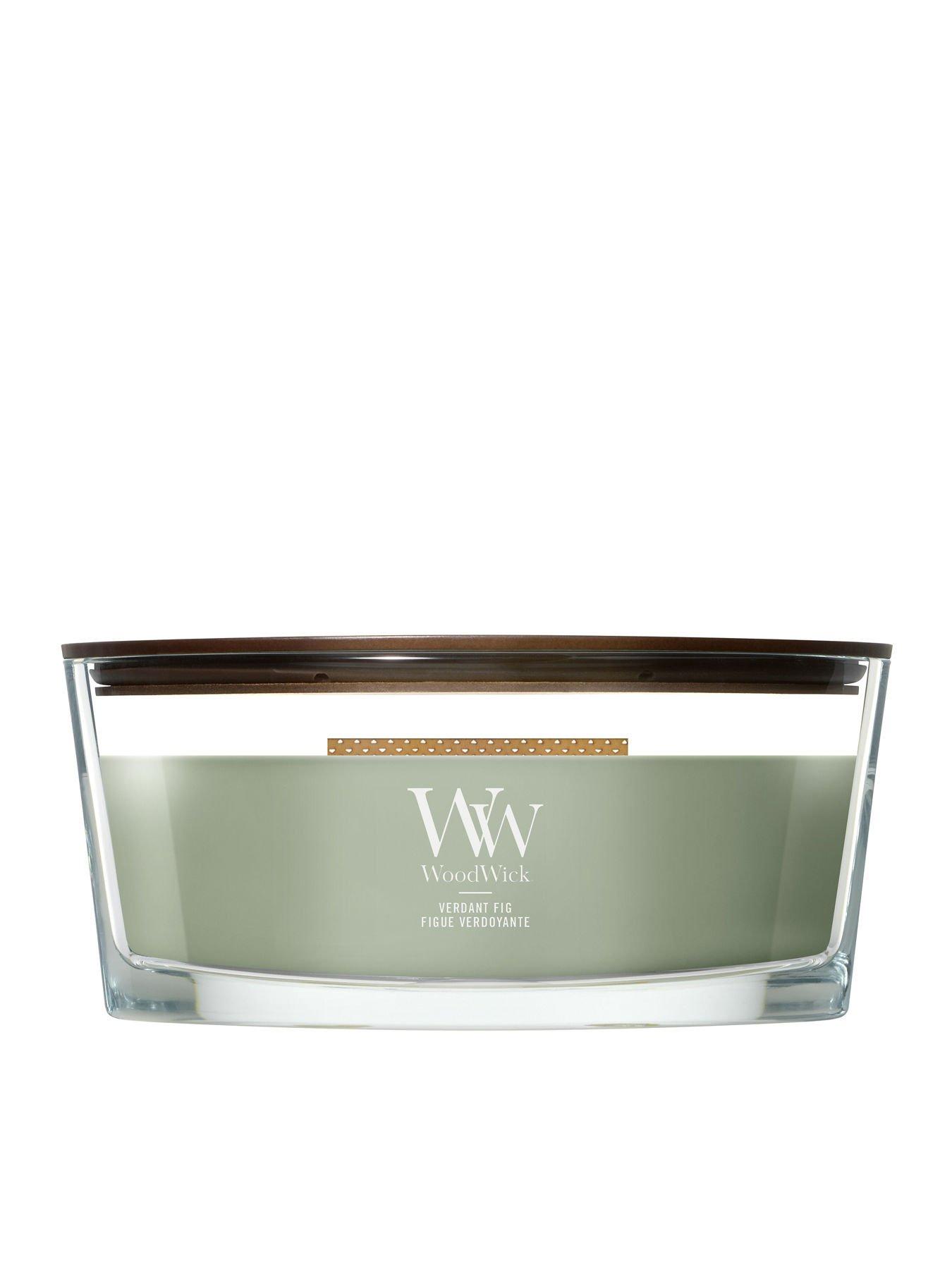 Image 1 of 6 of Yankee Candle Woodwick Ellipse Jar -  Verdant Fig