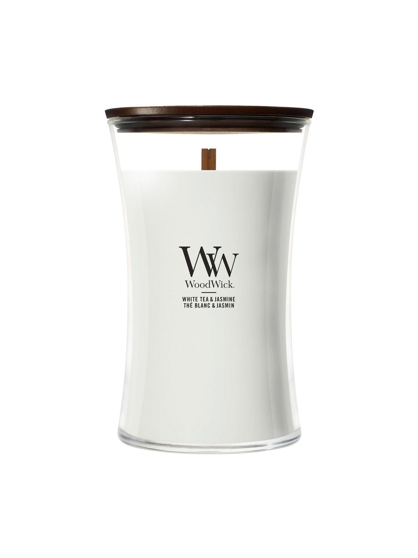 Image 7 of 8 of WoodWick Large Candle - White Tea & Jasmine