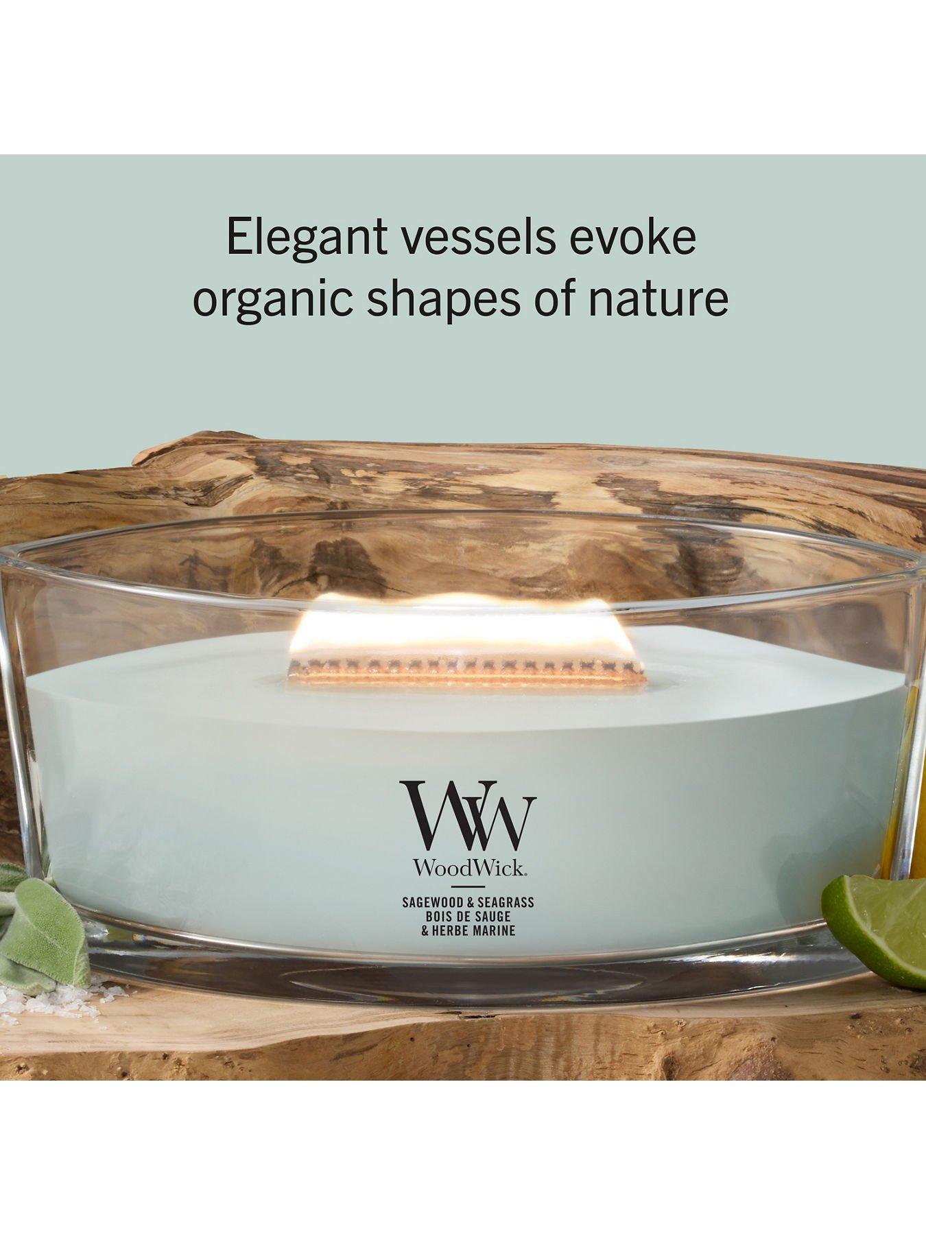 Image 4 of 8 of WoodWick Elipse Candle - Sagewood & Seagrass