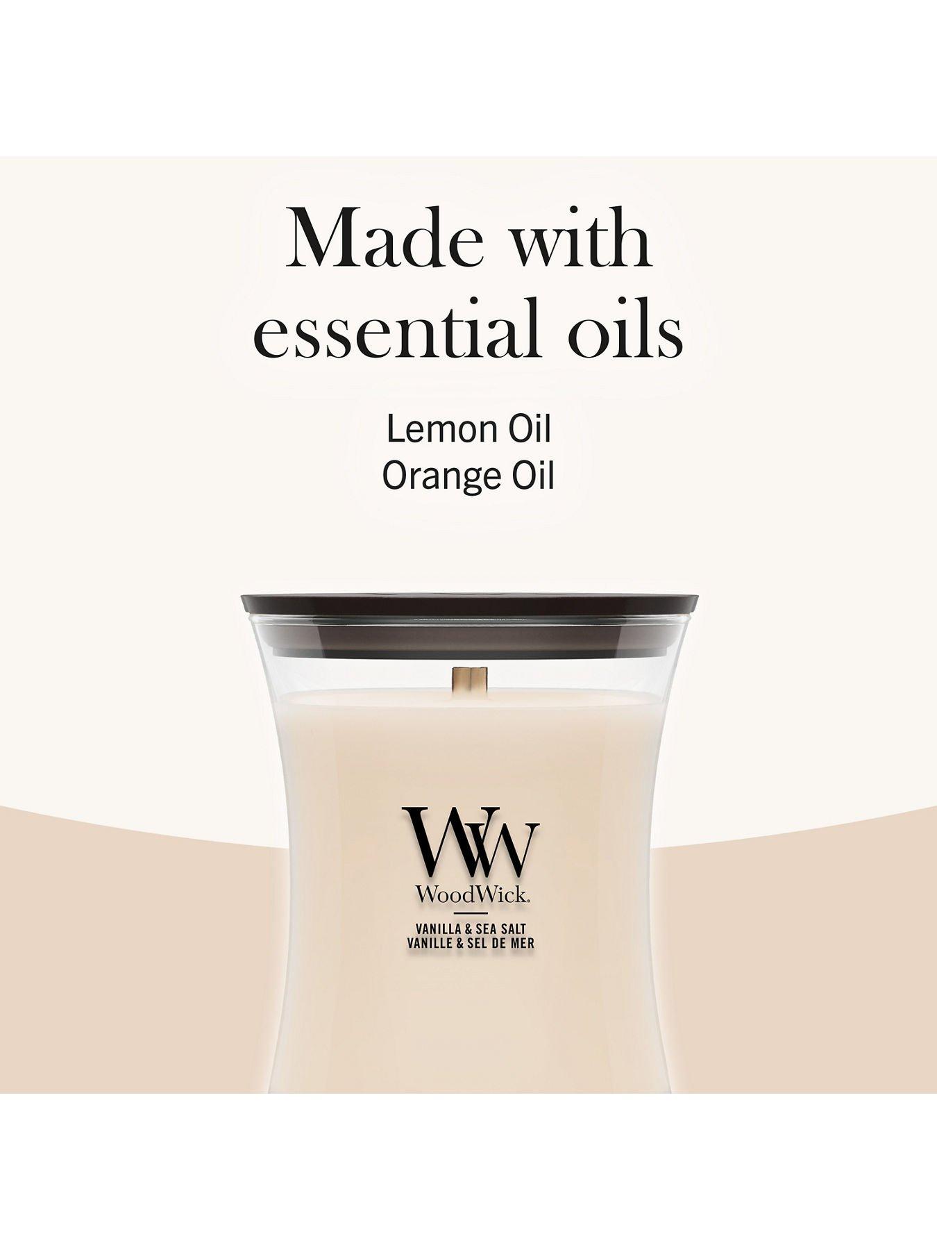 Image 6 of 8 of WoodWick Medium Candle - Vanilla & Sea Salt