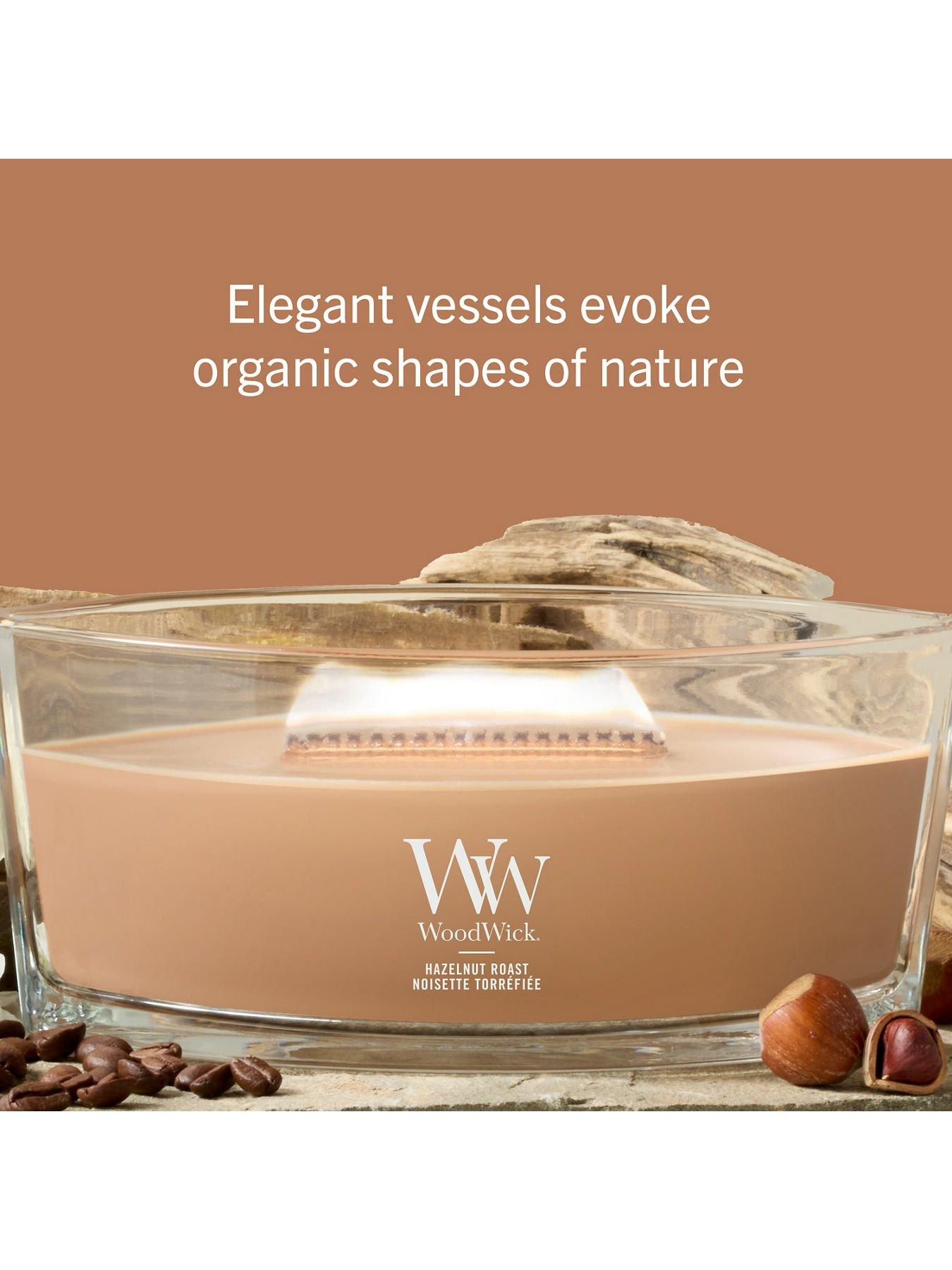 Image 4 of 8 of WoodWick Elipse Candle - Hazelnut Roast