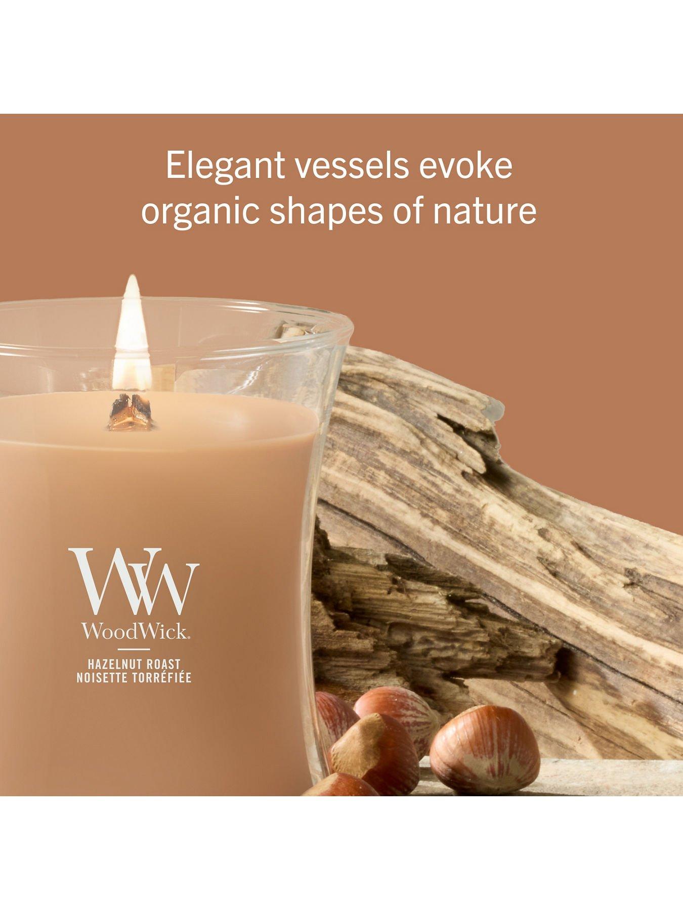 Image 4 of 8 of WoodWick Medium Candle - Hazelnut Roast