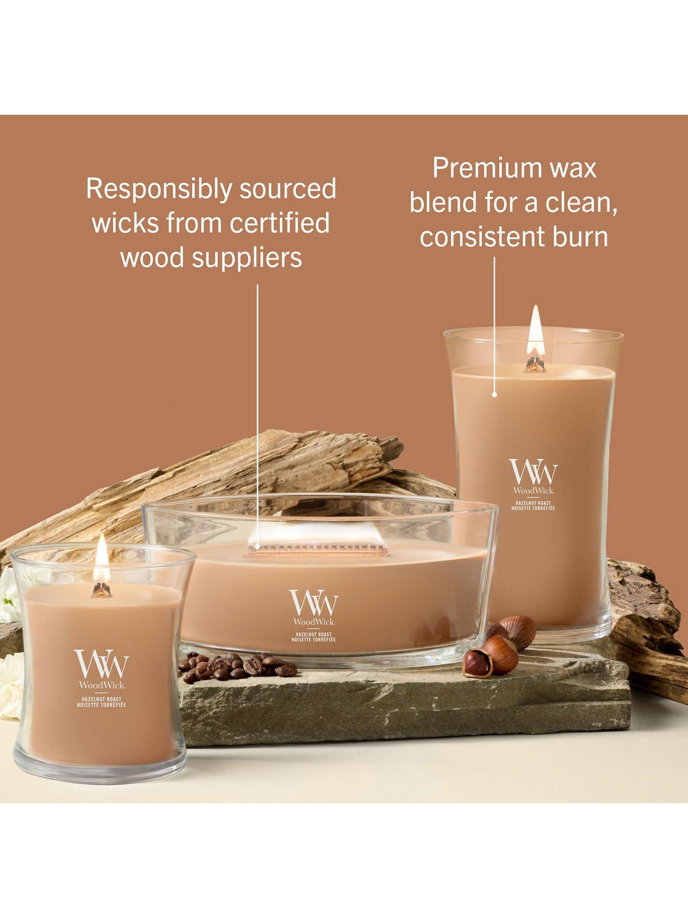 Image 7 of 8 of WoodWick Medium Candle - Hazelnut Roast