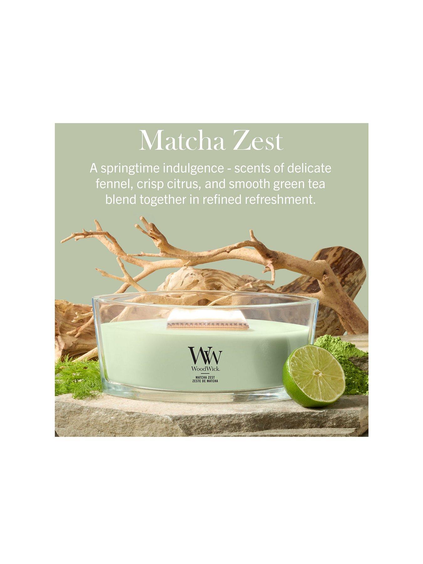 Image 2 of 8 of Yankee Candle Woodwick Ellipse Jar -  Matcha Zest