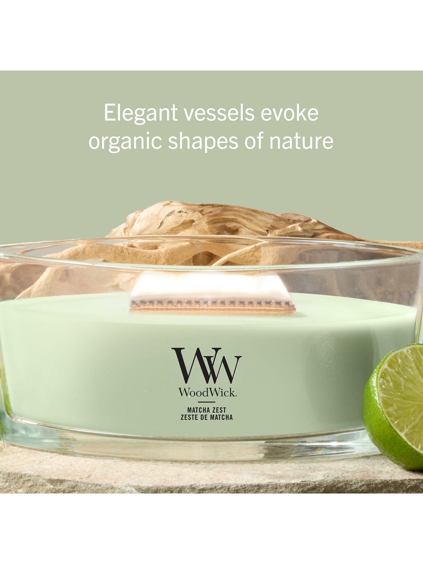 Image 4 of 8 of Yankee Candle Woodwick Ellipse Jar -  Matcha Zest