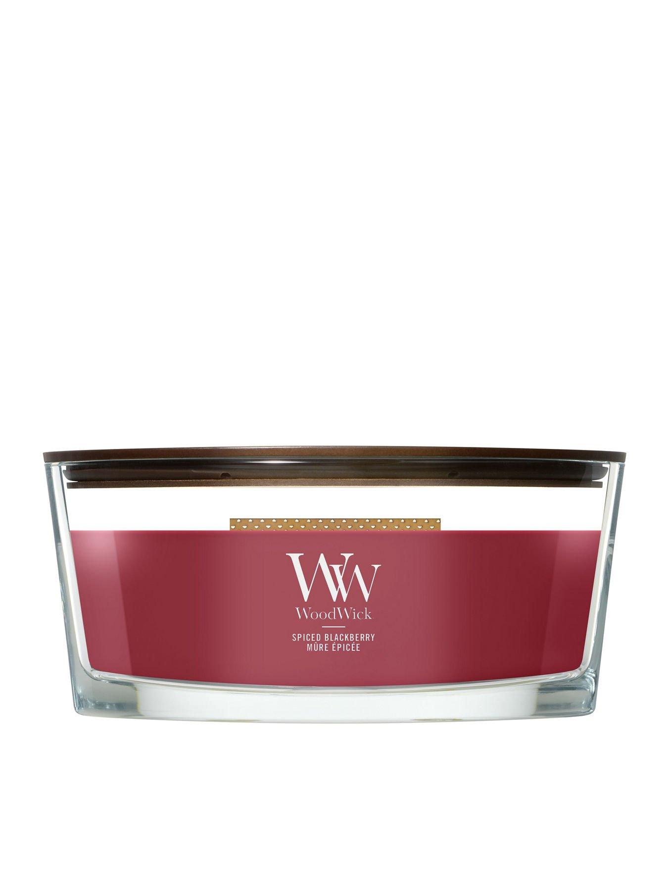 Image 1 of 6 of WoodWick Elipse Candle - Spiced Blackberry