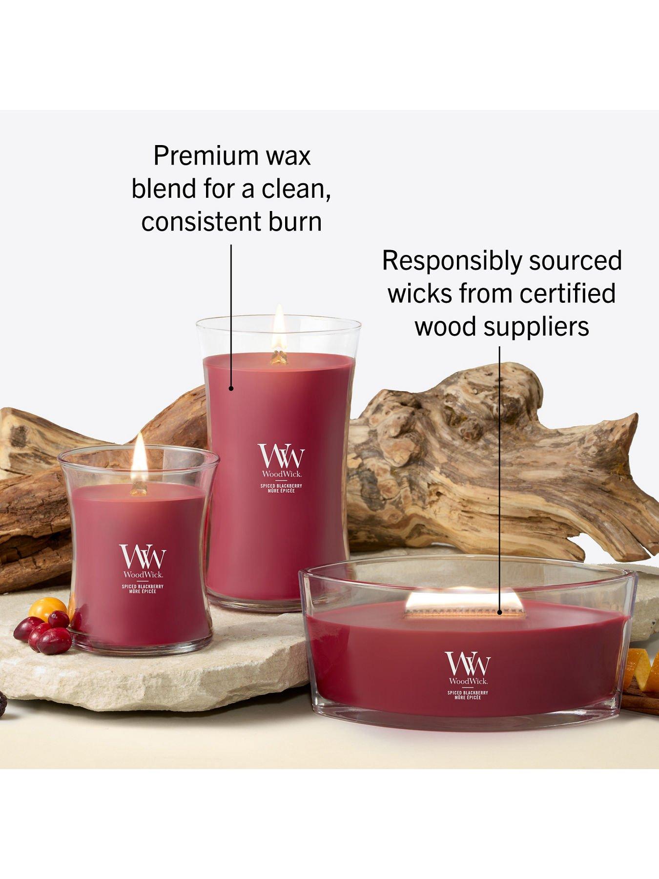 Image 6 of 6 of WoodWick Medium Candle - Spiced Blackberry