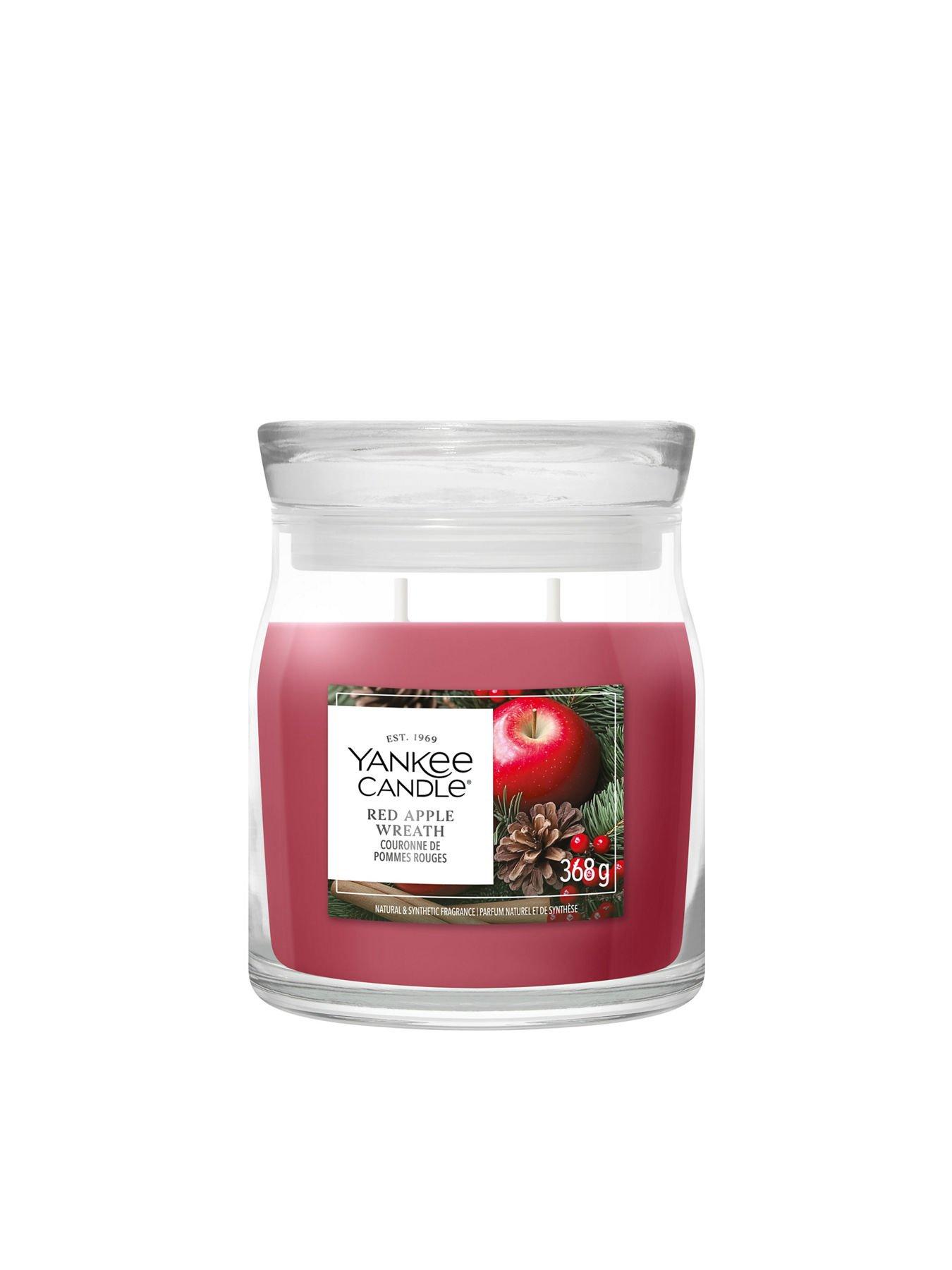 Image 1 of 5 of Yankee Candle Yankee Red Apple Wreath Medium Candle