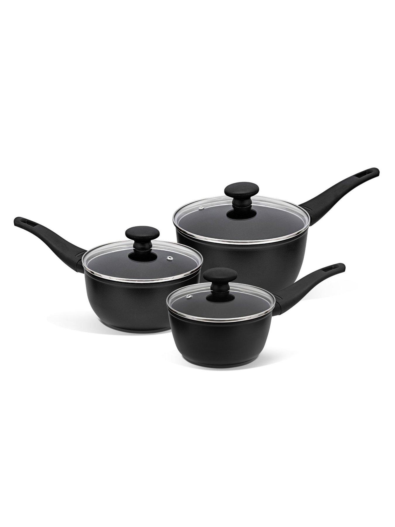 Prestige Thermosmart 3pce Cookware Set (16, 18,  &  20cm S/pans)