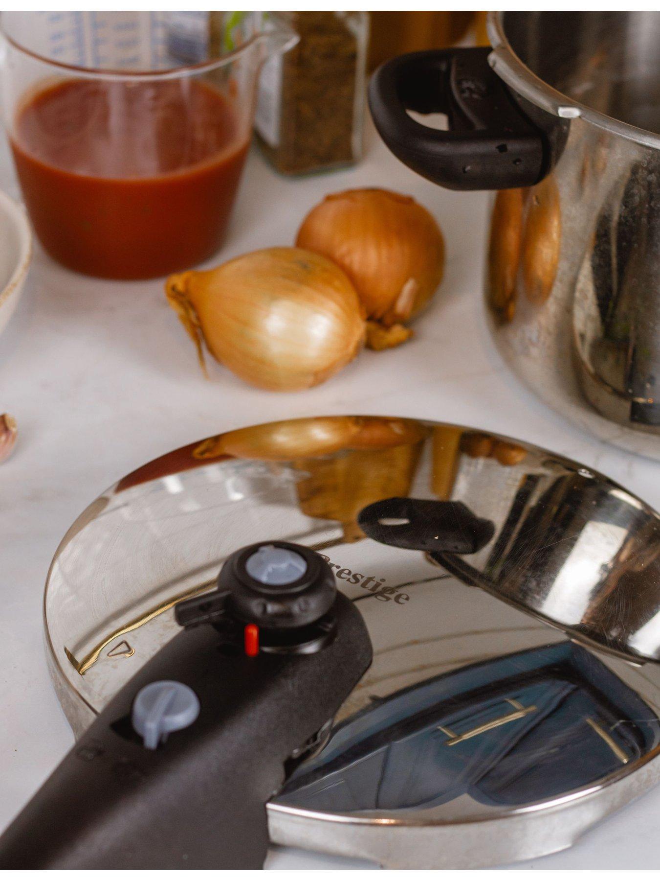 Image 4 of 7 of Prestige Smart Plus Stainless Steel Pressure Cooker, 4l