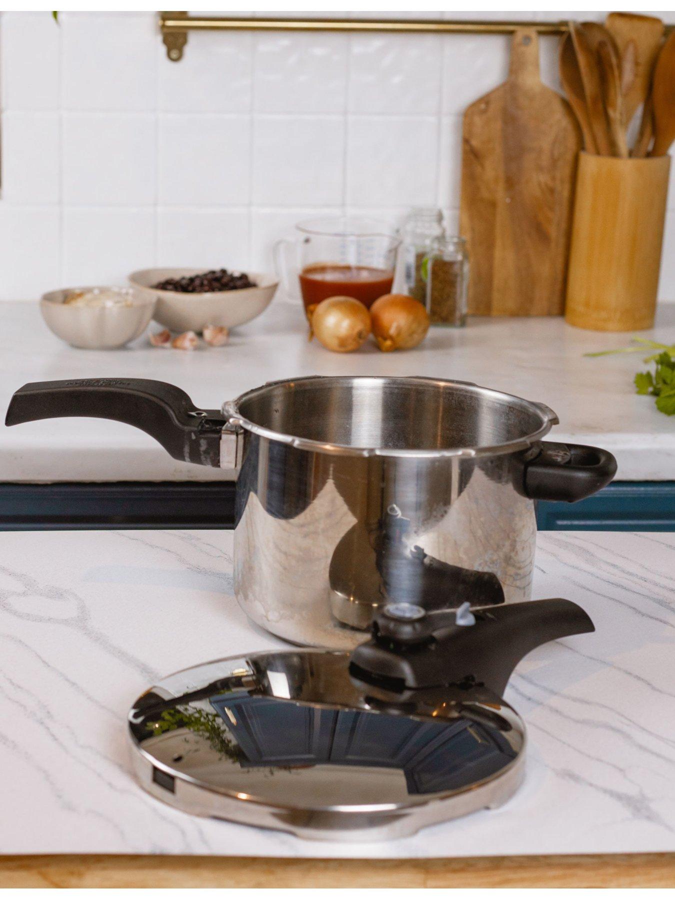Image 5 of 7 of Prestige Smart Plus Stainless Steel Pressure Cooker, 4l