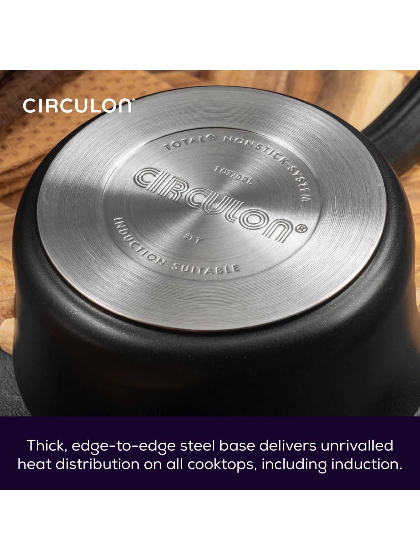 Image 3 of 8 of Circulon Total Hard Anodised Cookware Set, 4pce