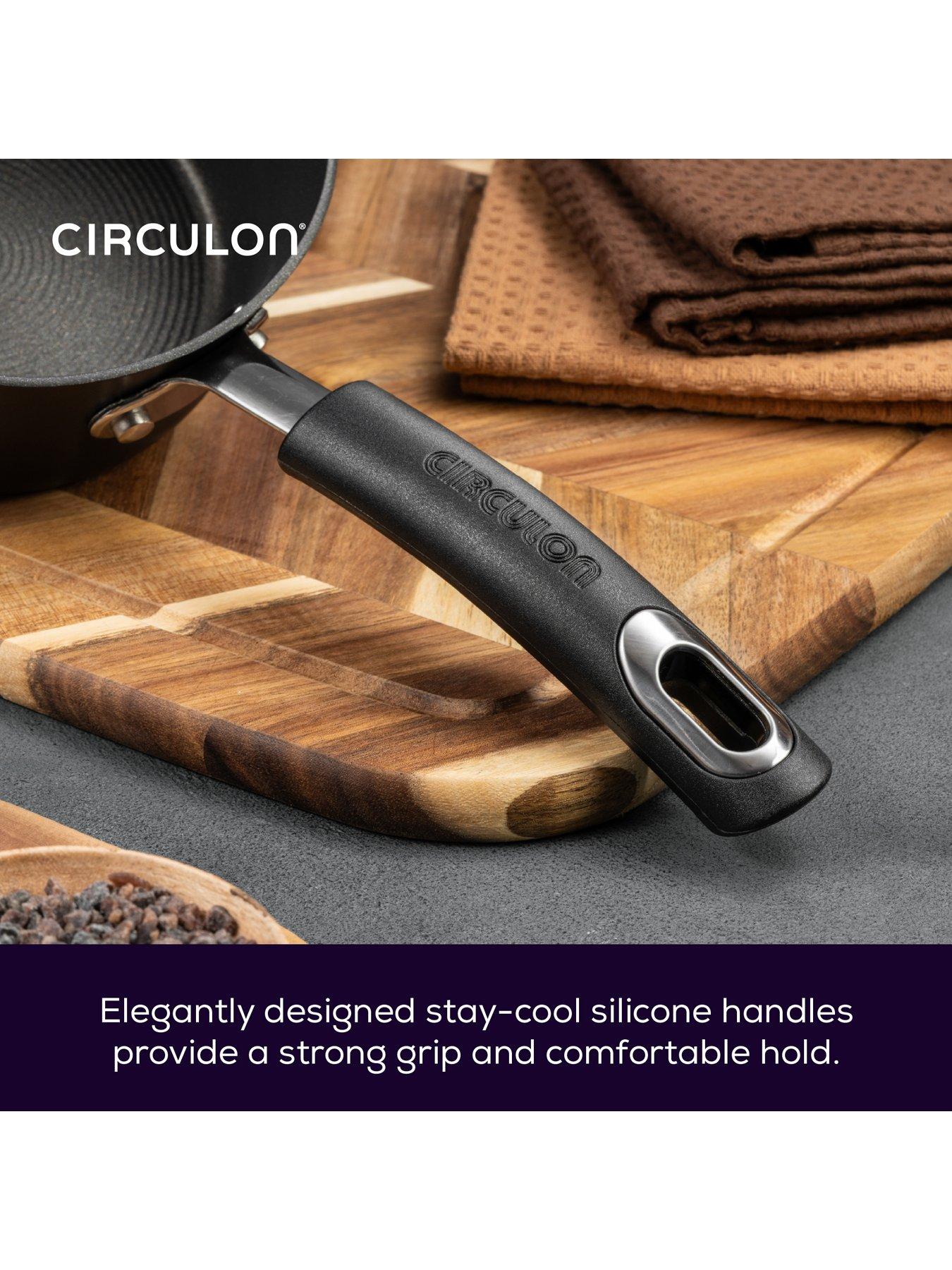 Image 4 of 8 of Circulon Total Hard Anodised Cookware Set, 4pce