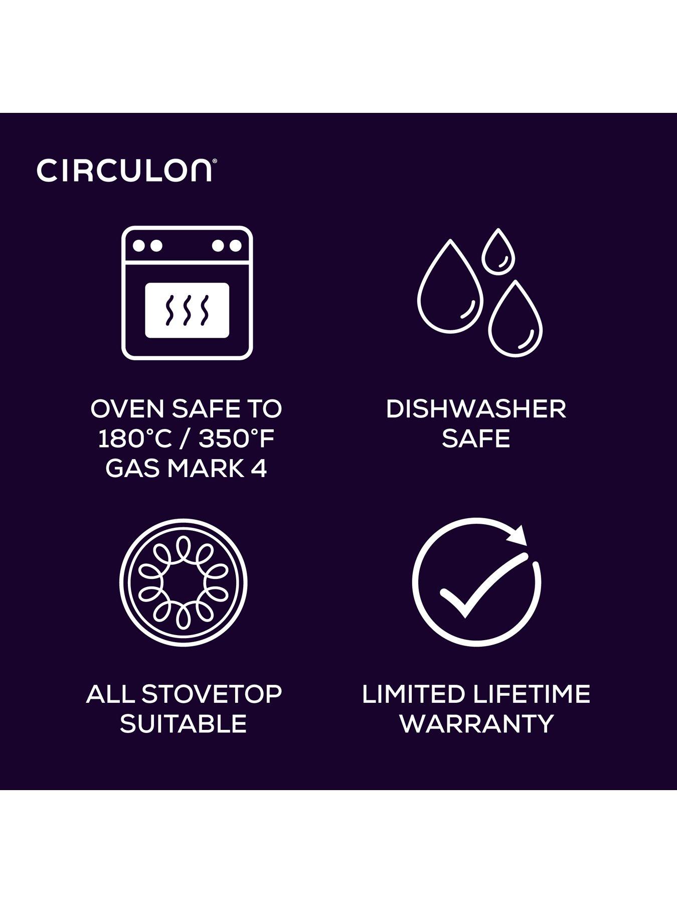 Image 7 of 8 of Circulon Total Hard Anodised Cookware Set, 4pce
