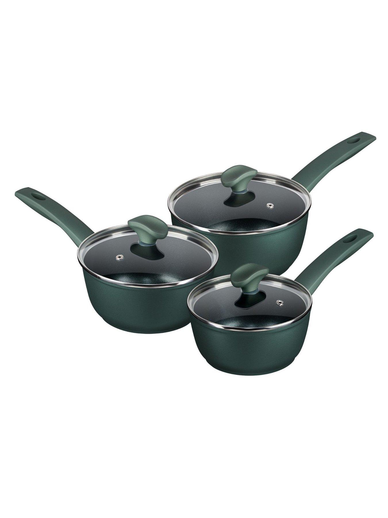 Prestige Prestige Earth Friendly Saucepan Set, 3pce (16,18  &  20cm S/pans)
