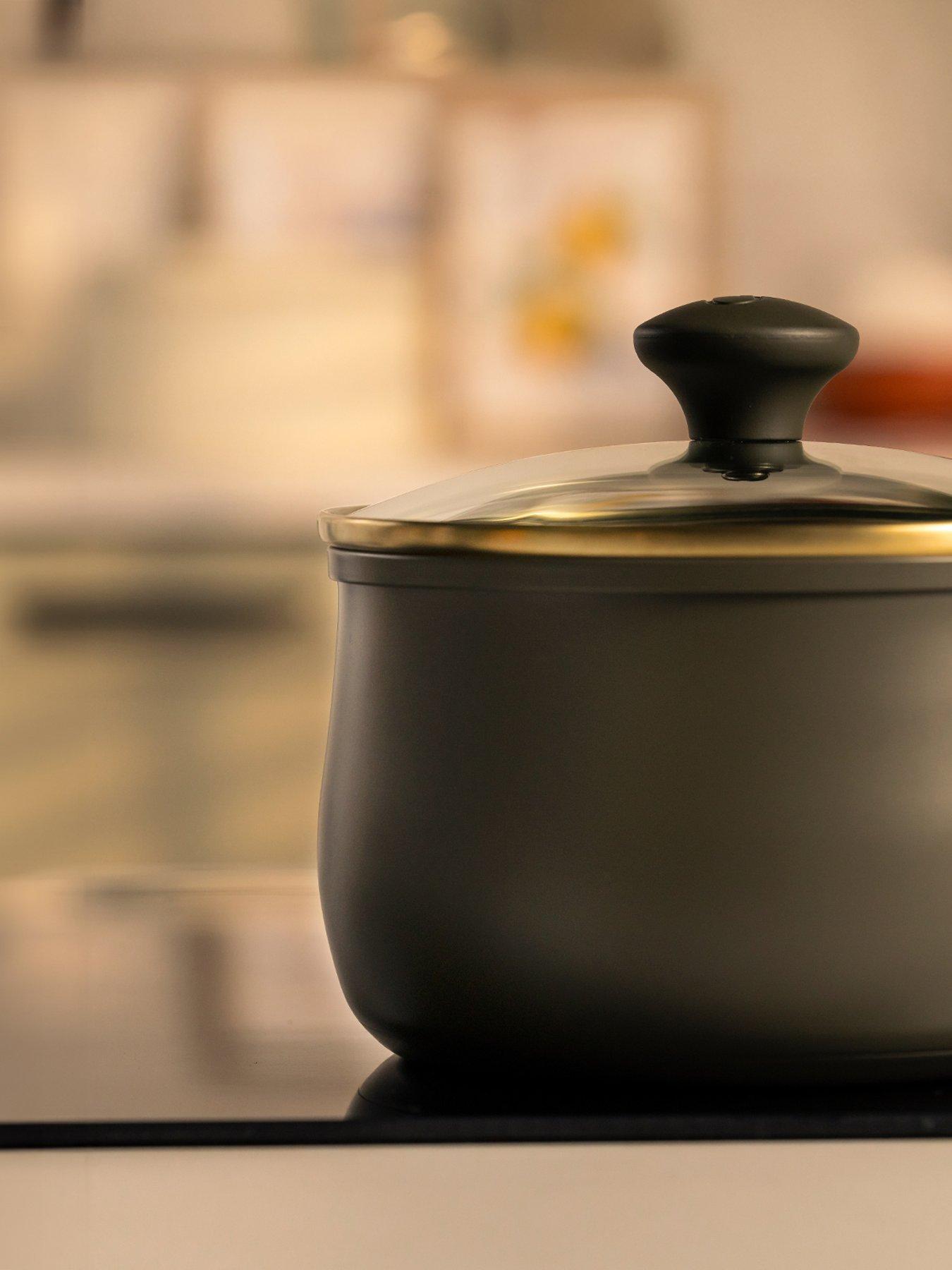 Image 4 of 5 of Prestige Stainless Edition - 5pce Set (16, 18, 20cm S/pans 20 &amp; 28cm Frys) 72010/11) Urban Olive