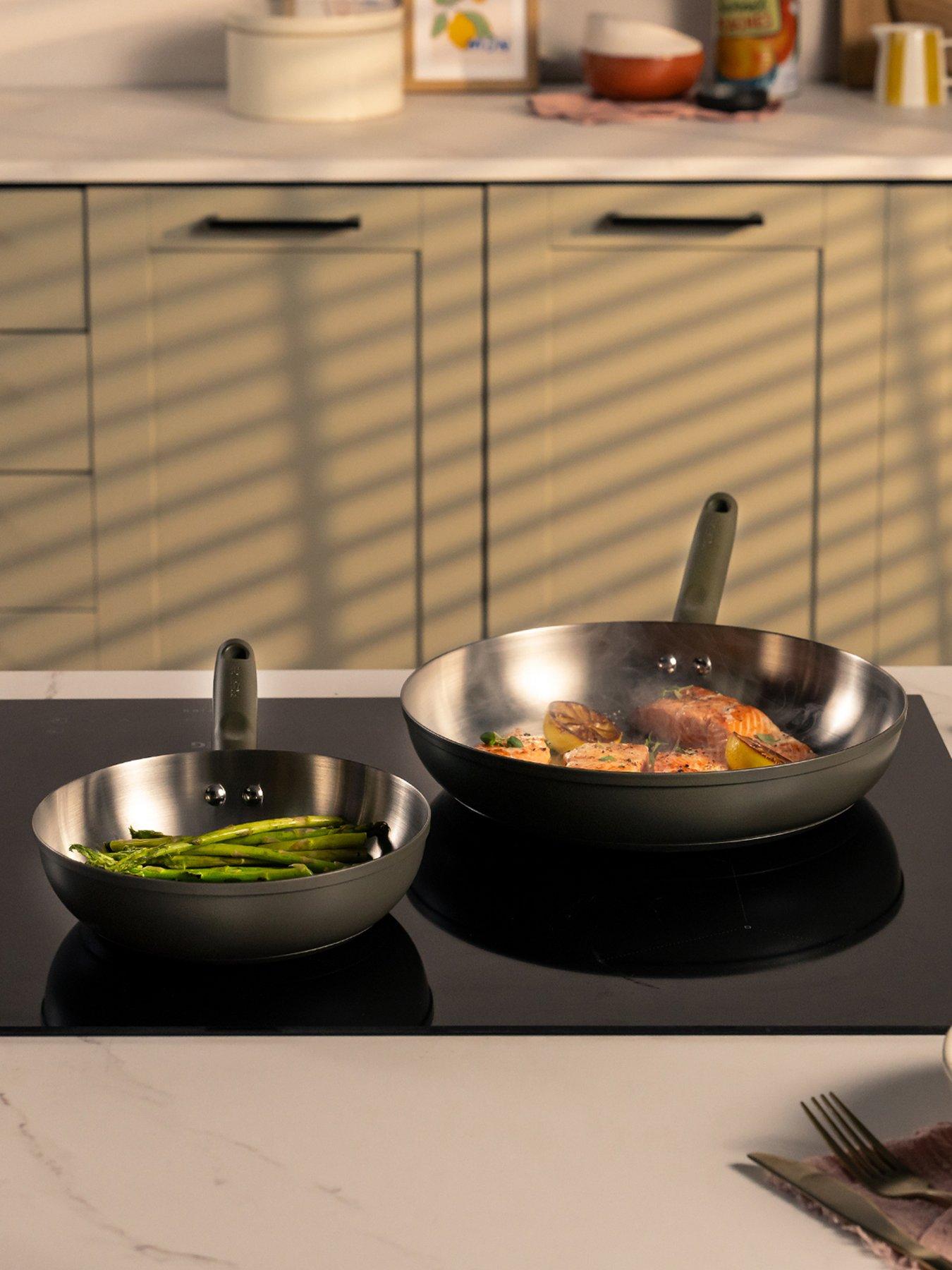 Image 5 of 5 of Prestige Stainless Edition - 5pce Set (16, 18, 20cm S/pans 20 &amp; 28cm Frys) 72010/11) Urban Olive