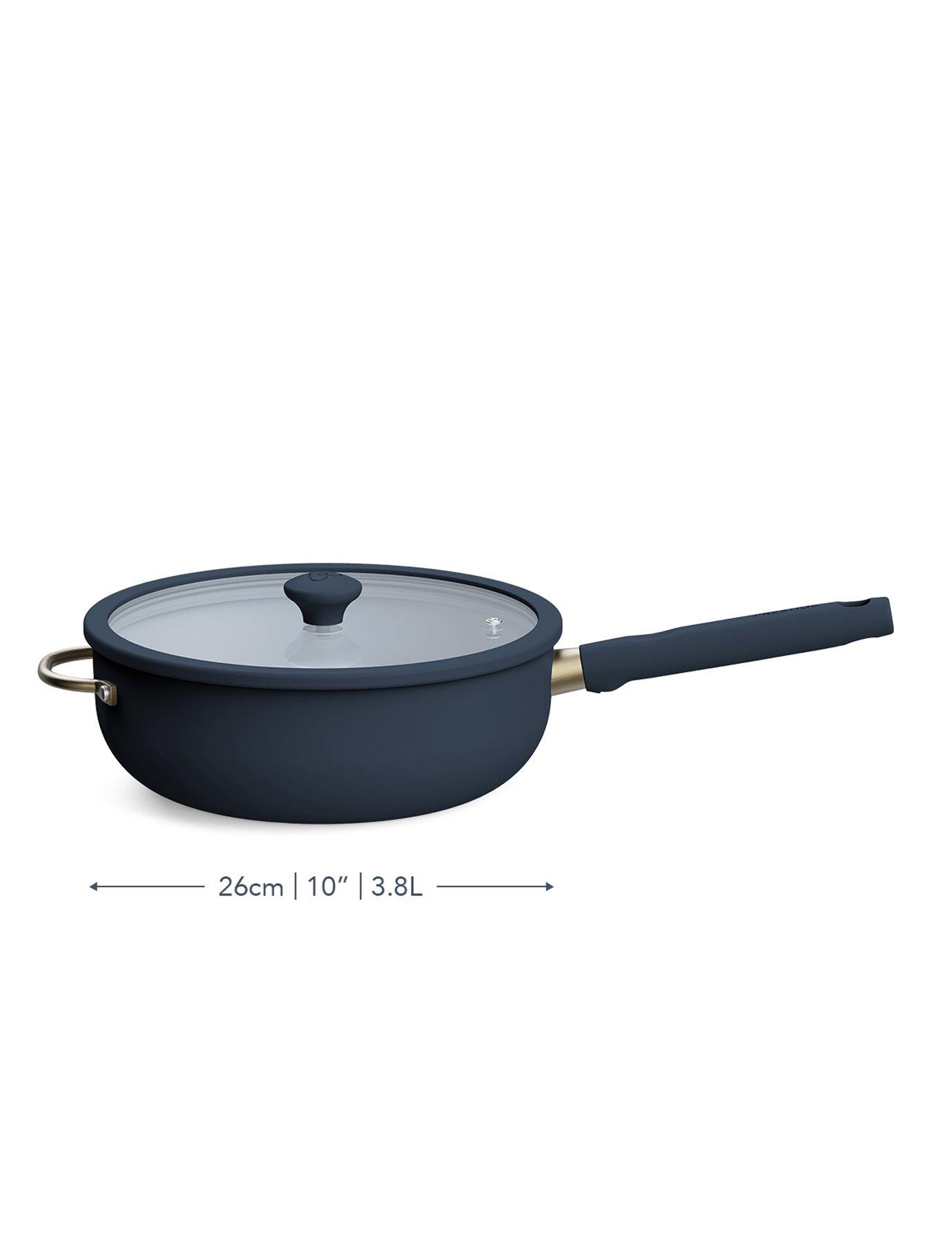Image 2 of 5 of Prestige Ceramic Edition - 26cm Non-stick Multipan With Lid: French Navy