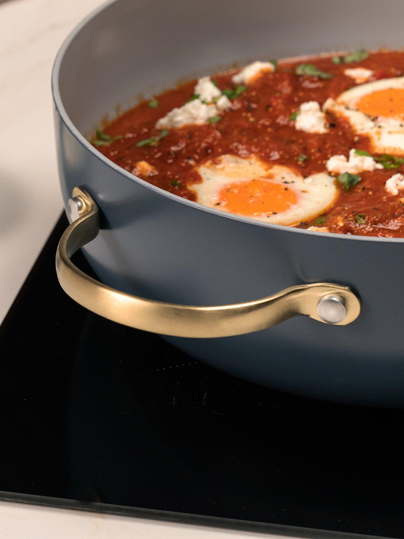 Image 4 of 5 of Prestige Ceramic Edition - 26cm Non-stick Multipan With Lid: French Navy