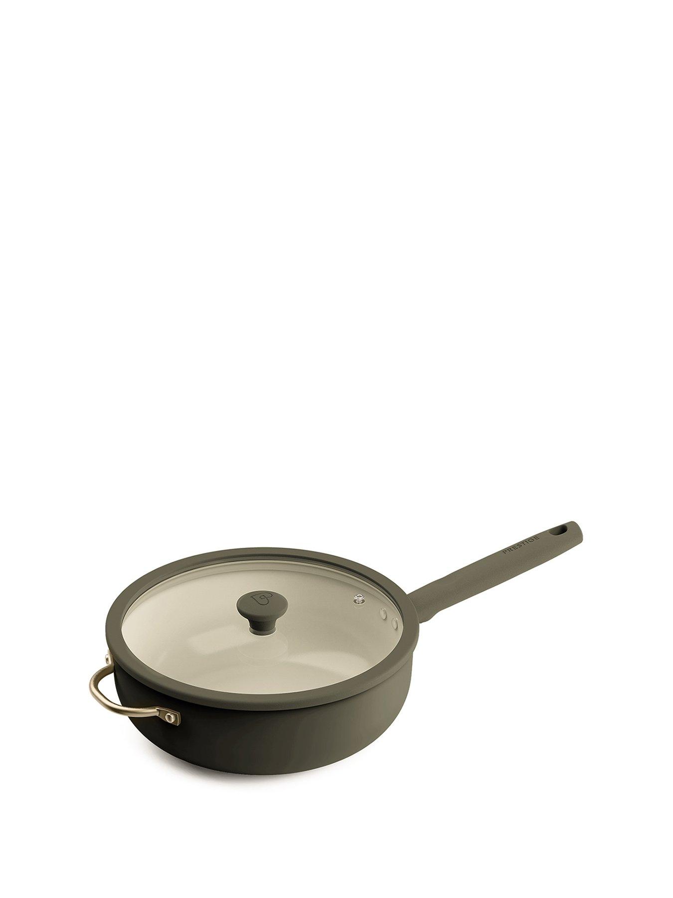 Image 1 of 5 of Prestige Ceramic Edition - 26cm Non-stick Multipan With Helper Handle: Urban Olive