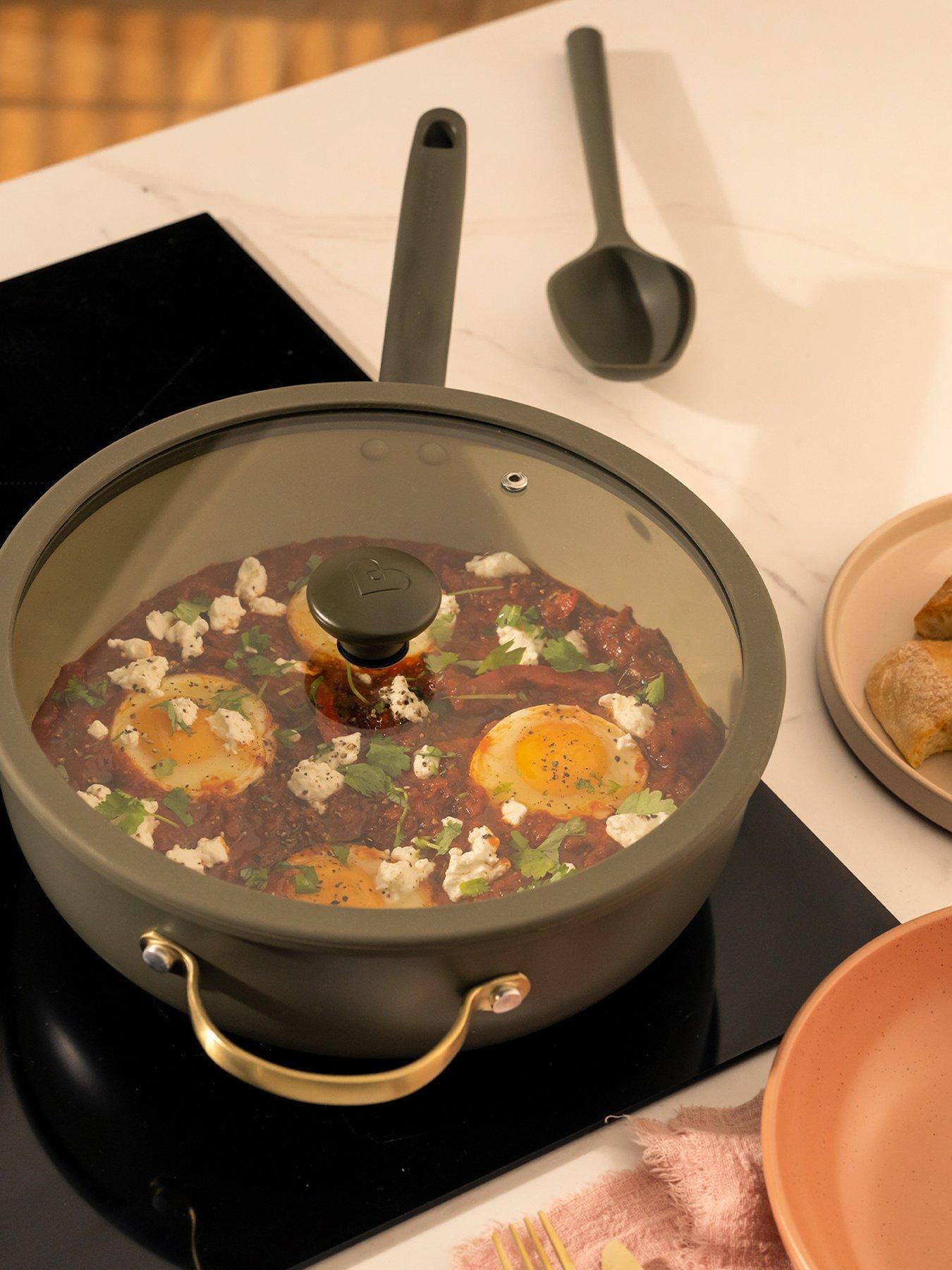 Image 5 of 5 of Prestige Ceramic Edition - 26cm Non-stick Multipan With Helper Handle: Urban Olive