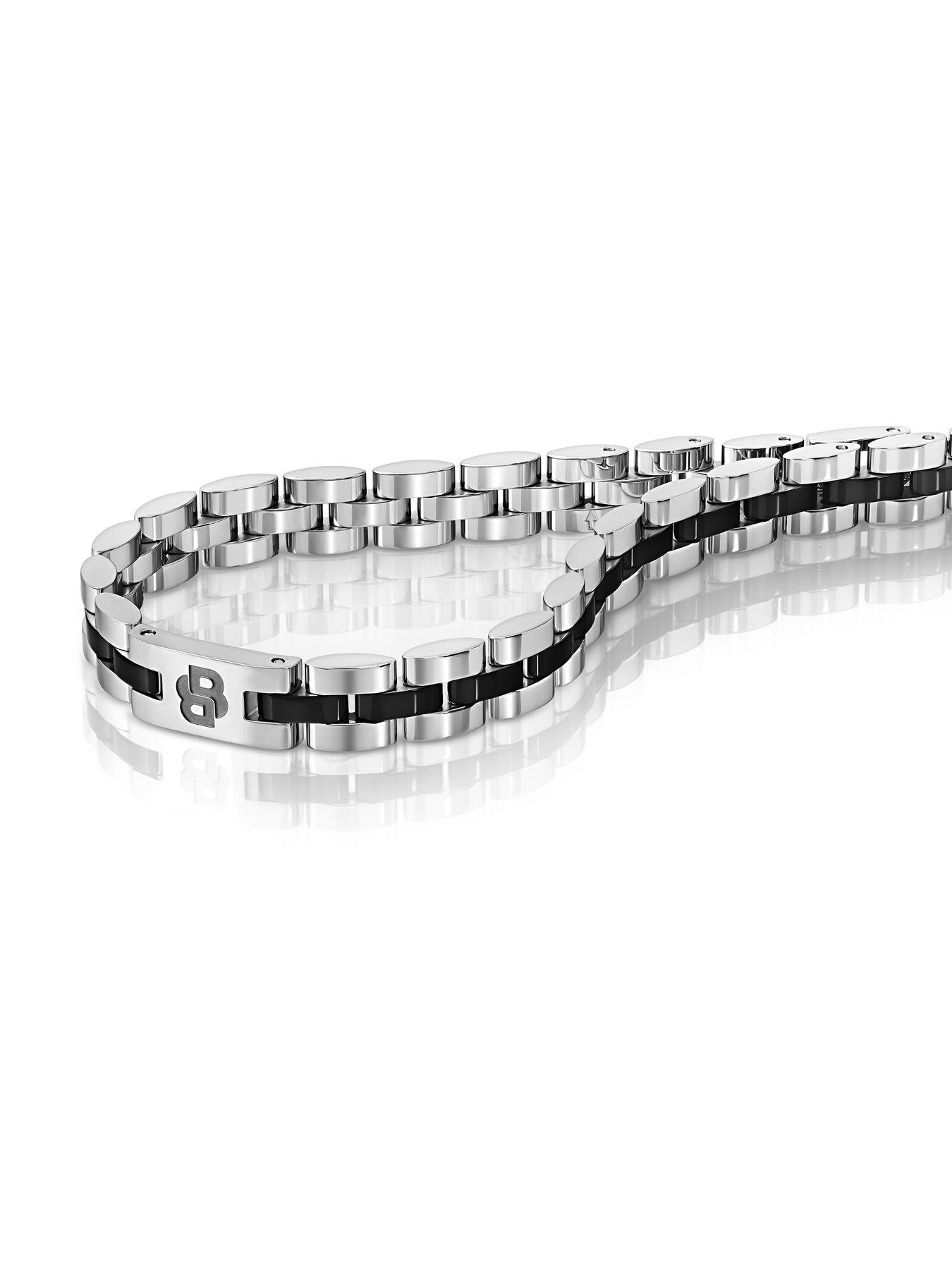 Image 3 of 7 of BOSS Gents BOSS Archer Two-Tone (Stainless Steel/Black PVD) Bracelet