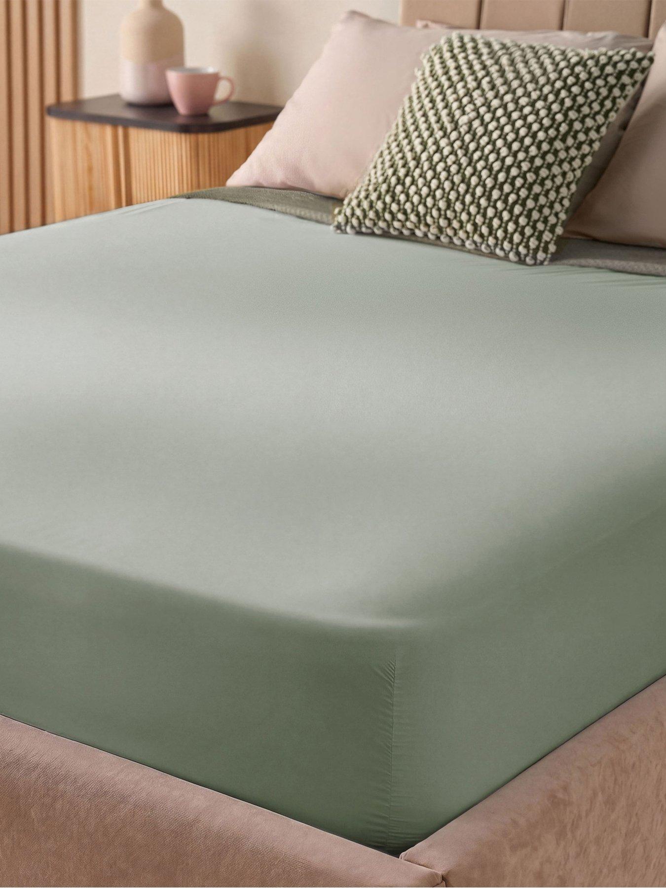 Image 1 of 6 of Silentnight Supersoft Perfect Fit Fitted Sheet - Sage