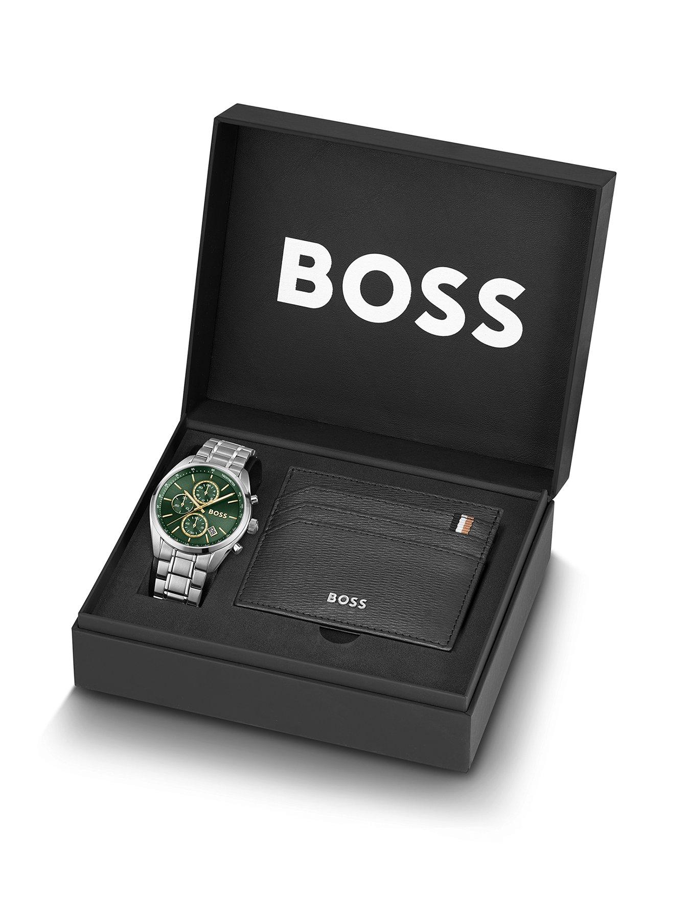 Image 1 of 3 of BOSS Gents BOSS Grand Prix Watch and Cardholder Giftset
