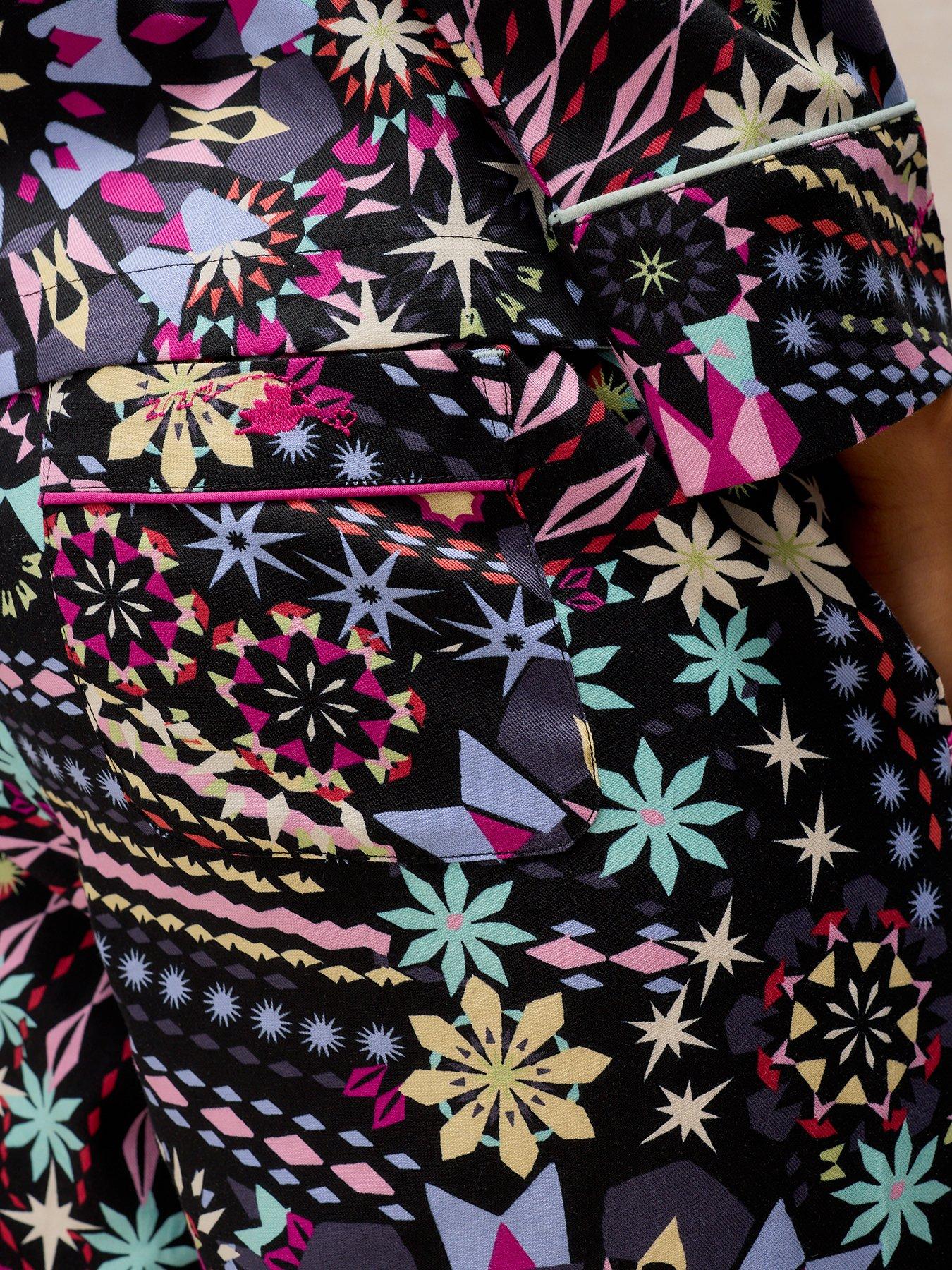 Image 4 of 5 of White Stuff Womens Nina PJ Bottoms - Black